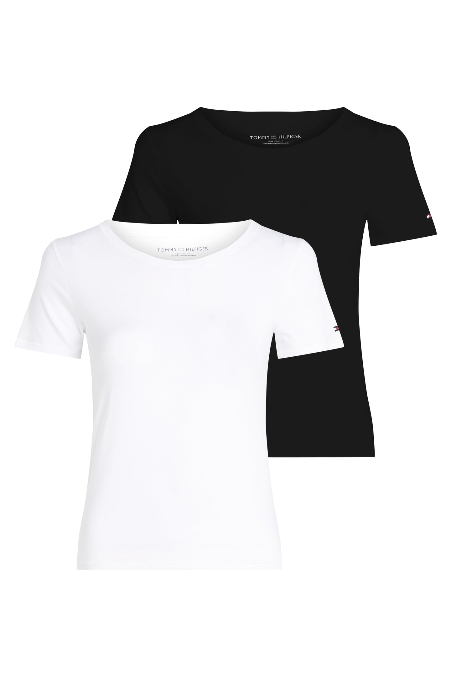 2-PACK T-SHIRT WHITE/BLACK 1