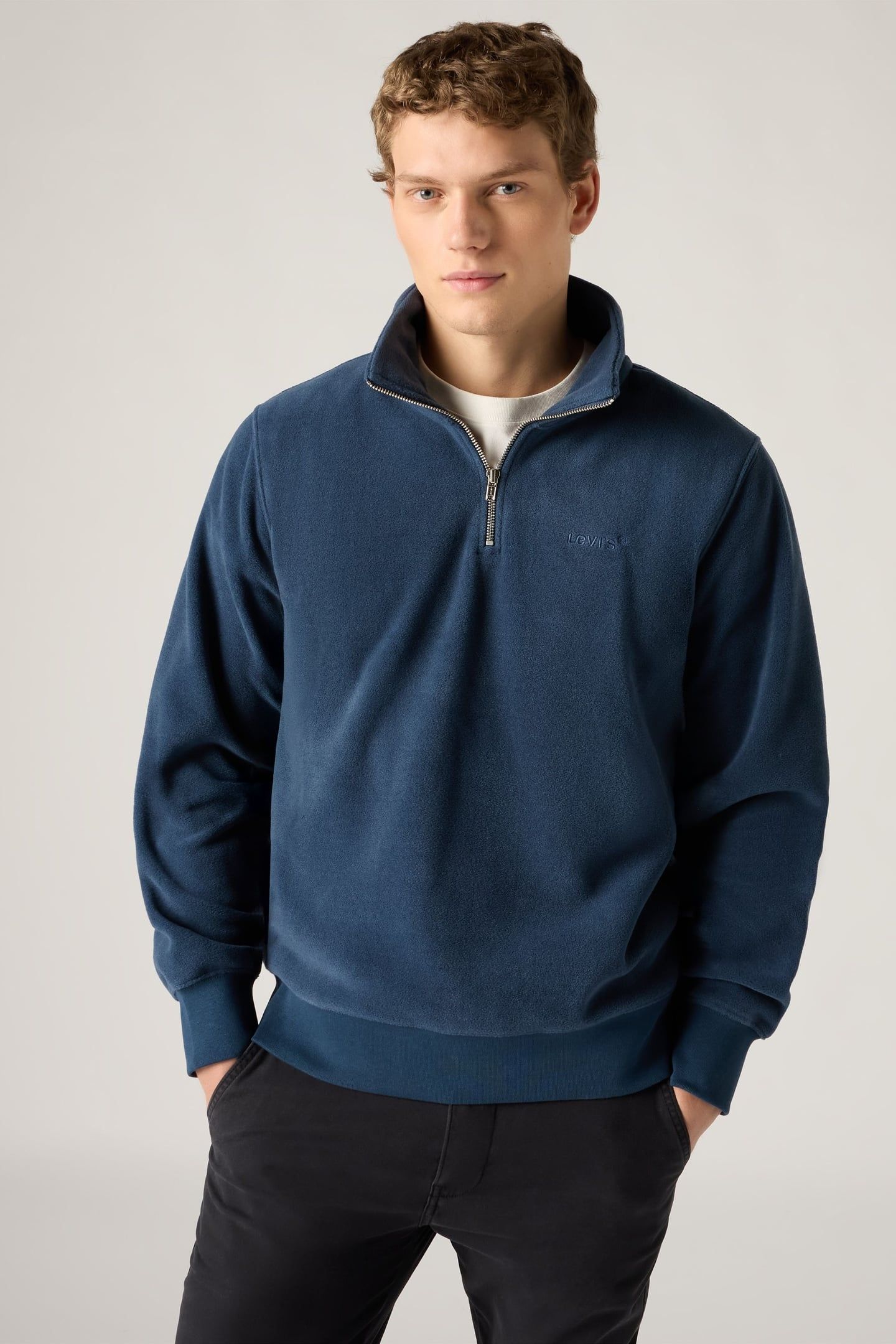 LSEORIGINAL HM 1/4 ZIP DRESS BLUES 1