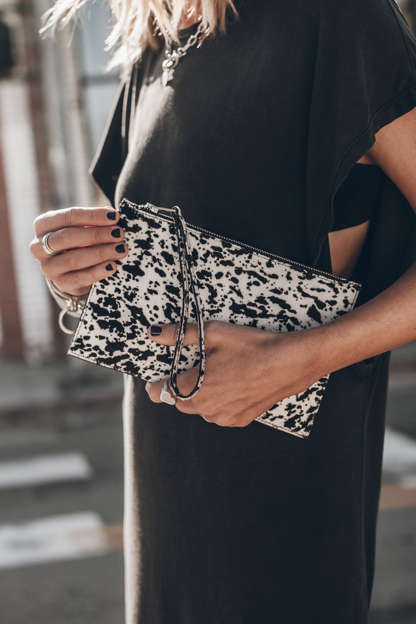 THE DALMATIAN LEATHER POUCH 1