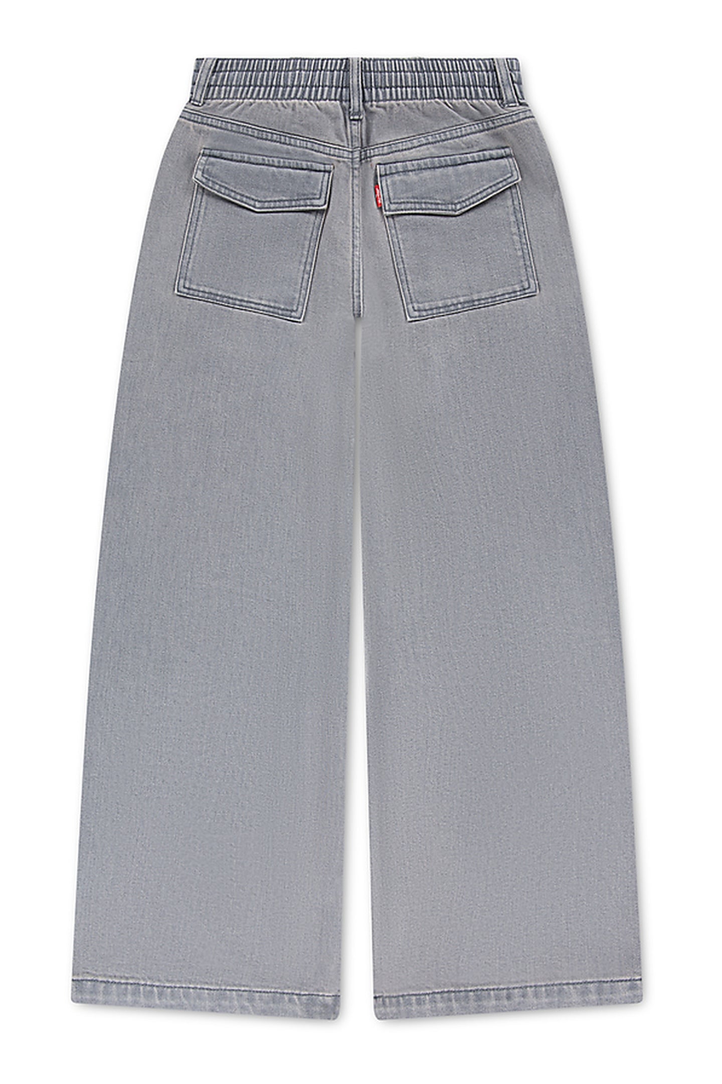 GIRLS PULL-ON '94 BAGGY WIDE LEG GRAPHITEPENCILNODESTRUCT 2