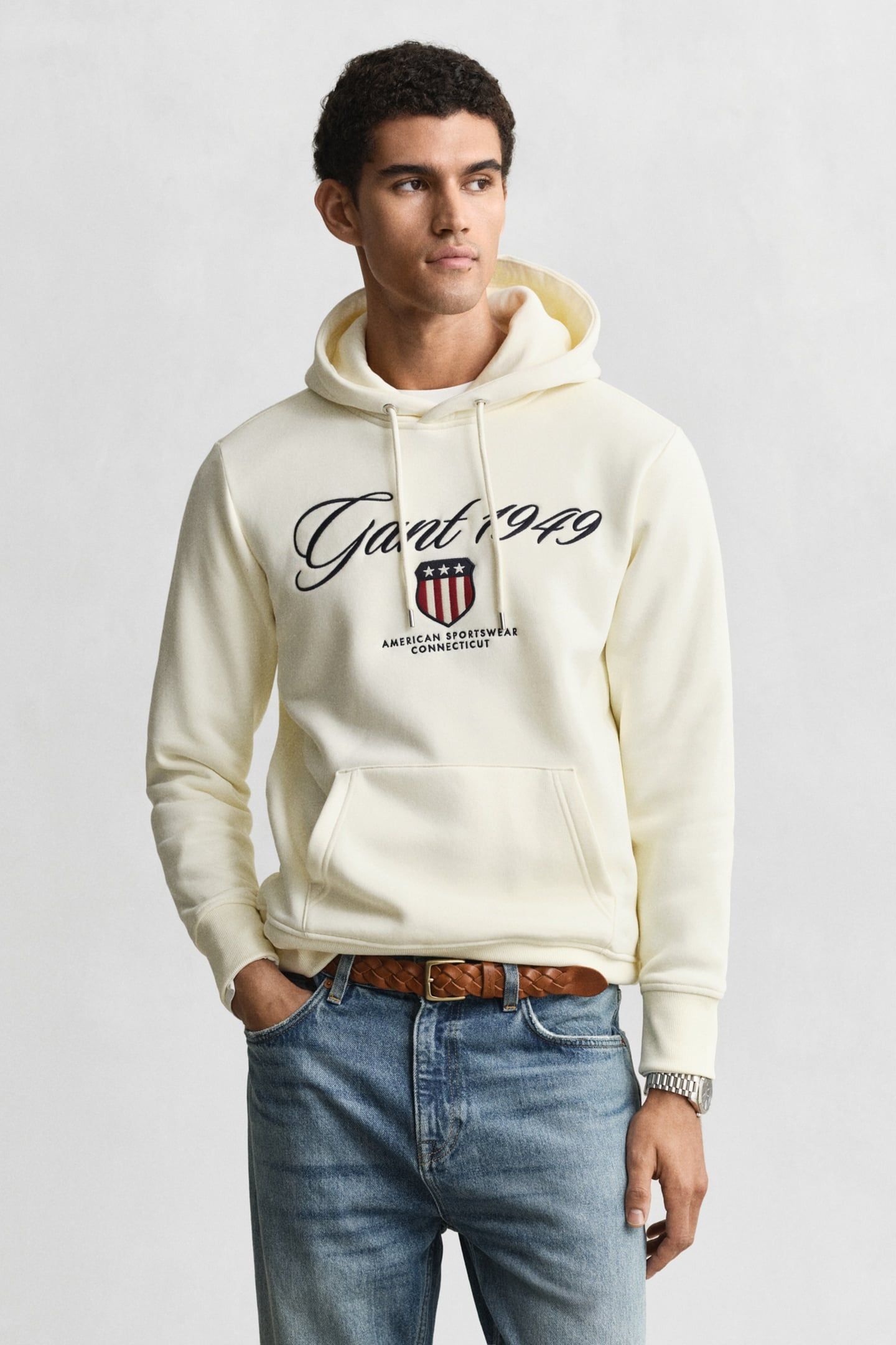 GRAPHIC HOODIE CREAM 1