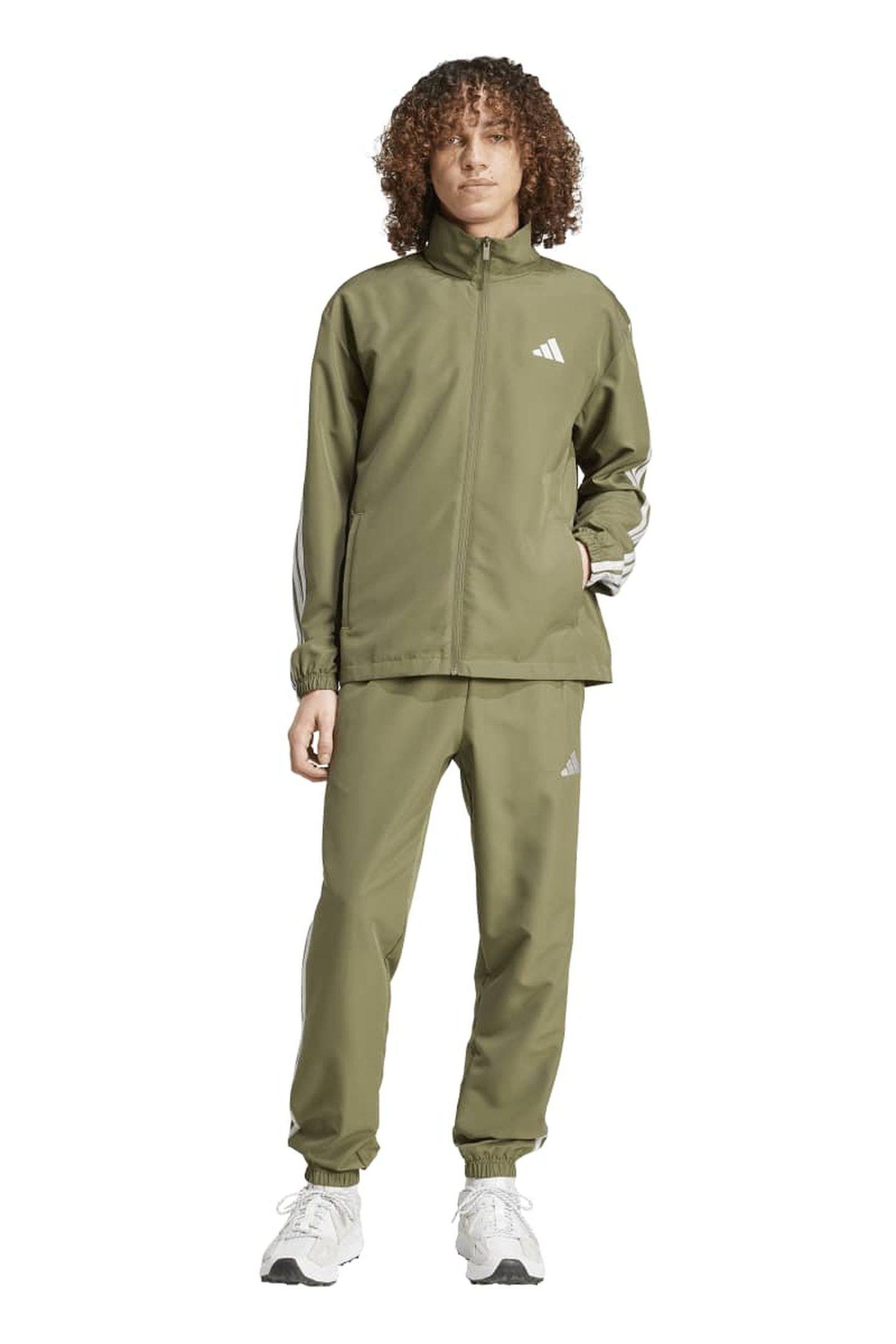 UNISEX 3S WV TRACK TOP TRACKSUIT OLIVE STRATA 1