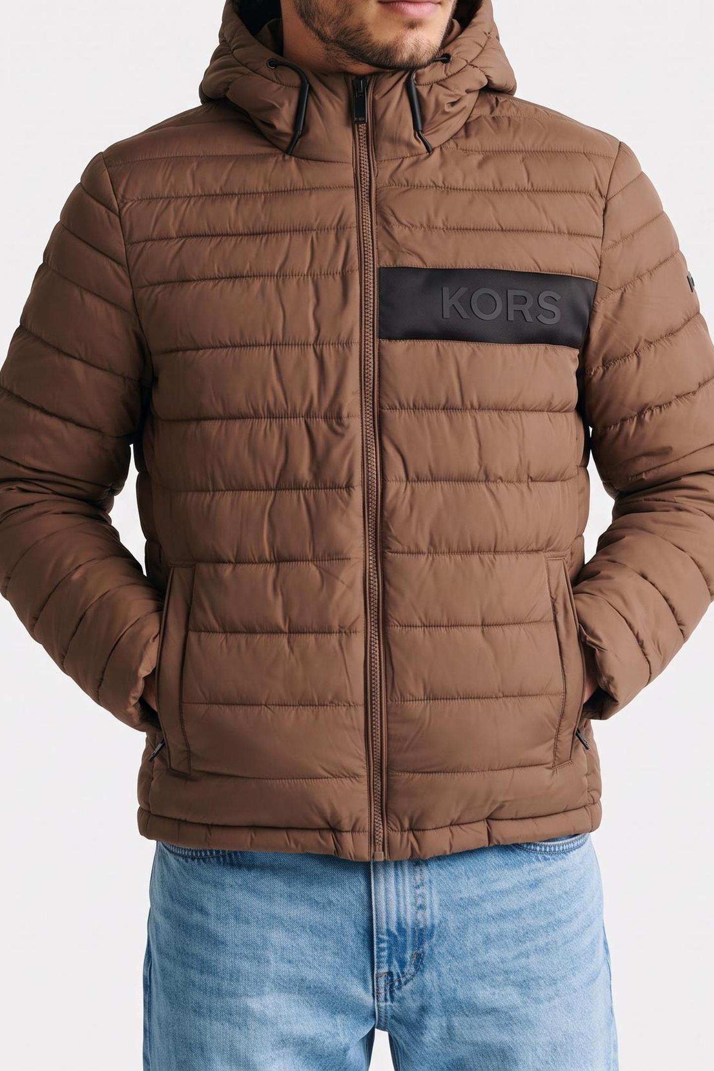 HOODED PACKABLE MOCHA 1