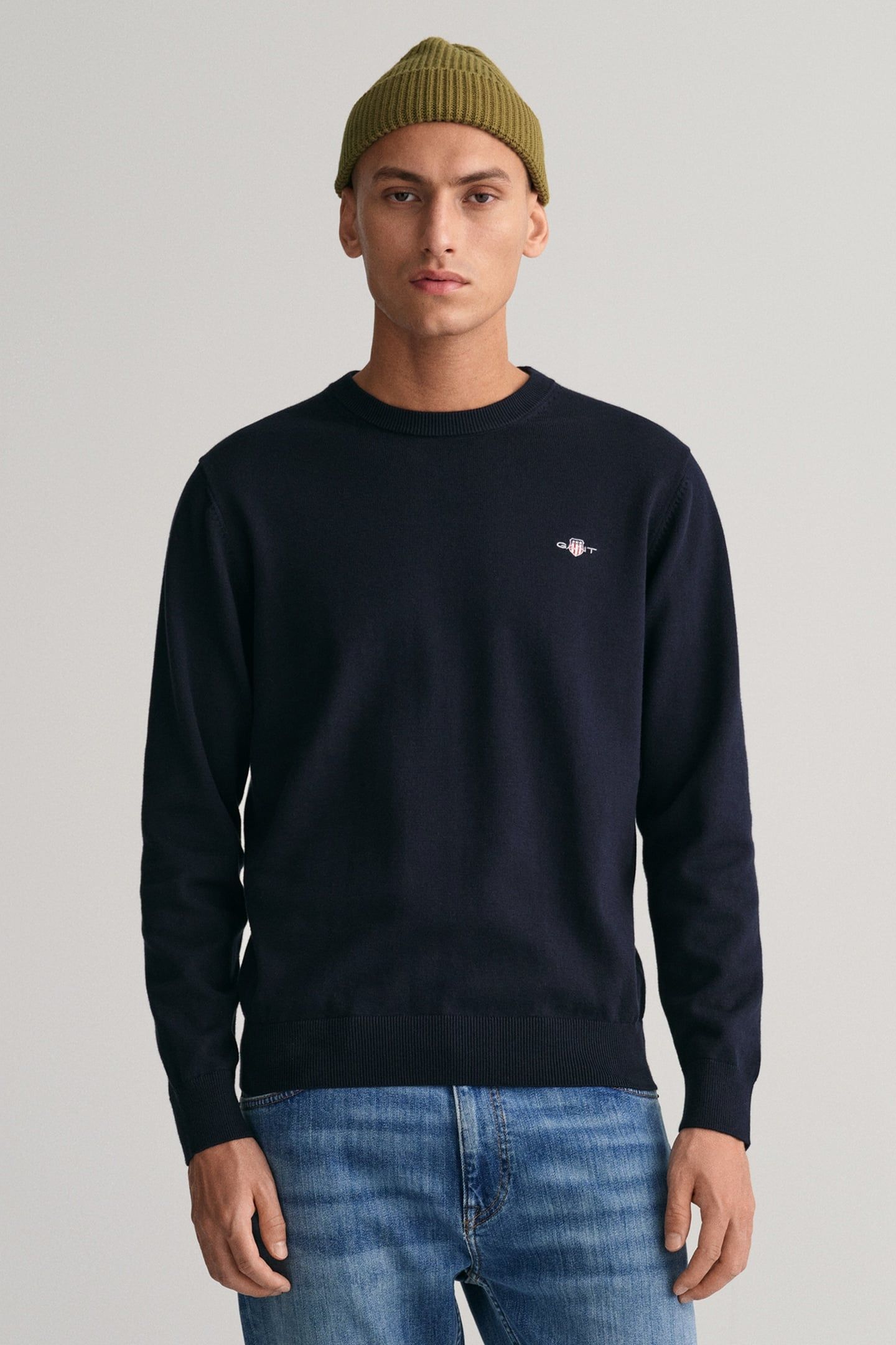 CLASSIC COTTON C-NECK EVENING BLUE 2