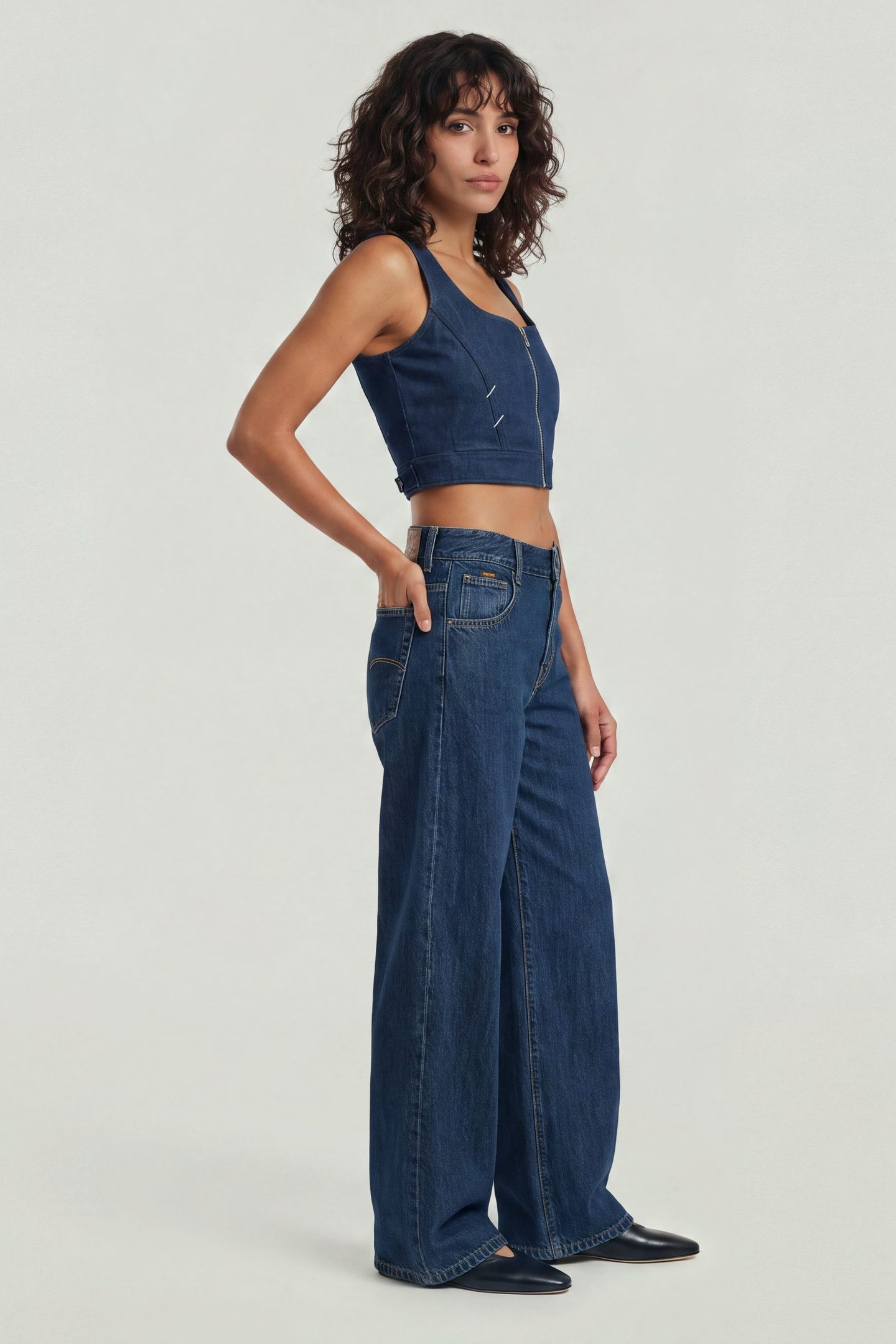 SKATER HIGH LOOSE BLUE 3