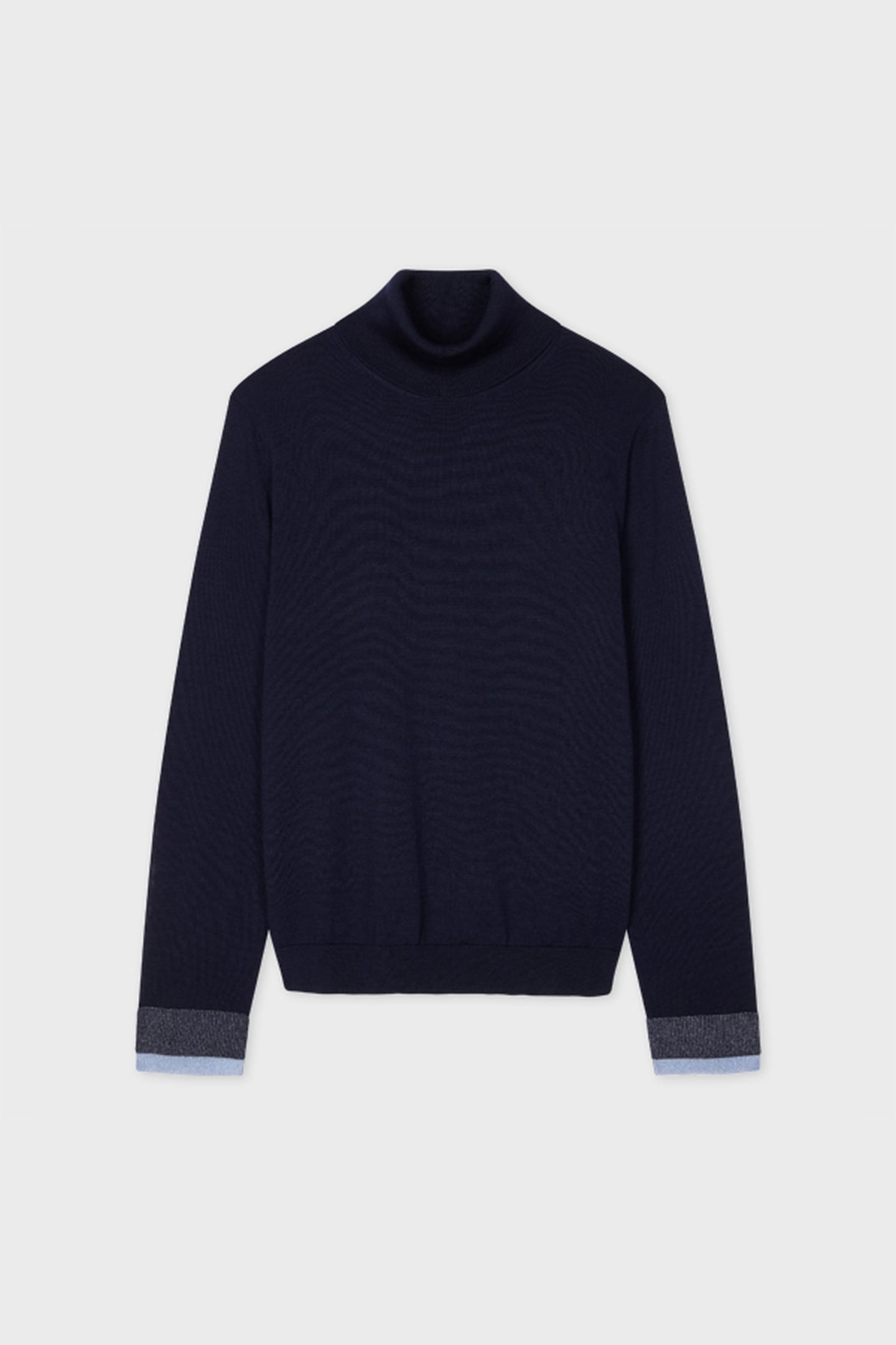 WOMENS KNITTED SWEATER ROLL NECK VERY DARK NAVY 5
