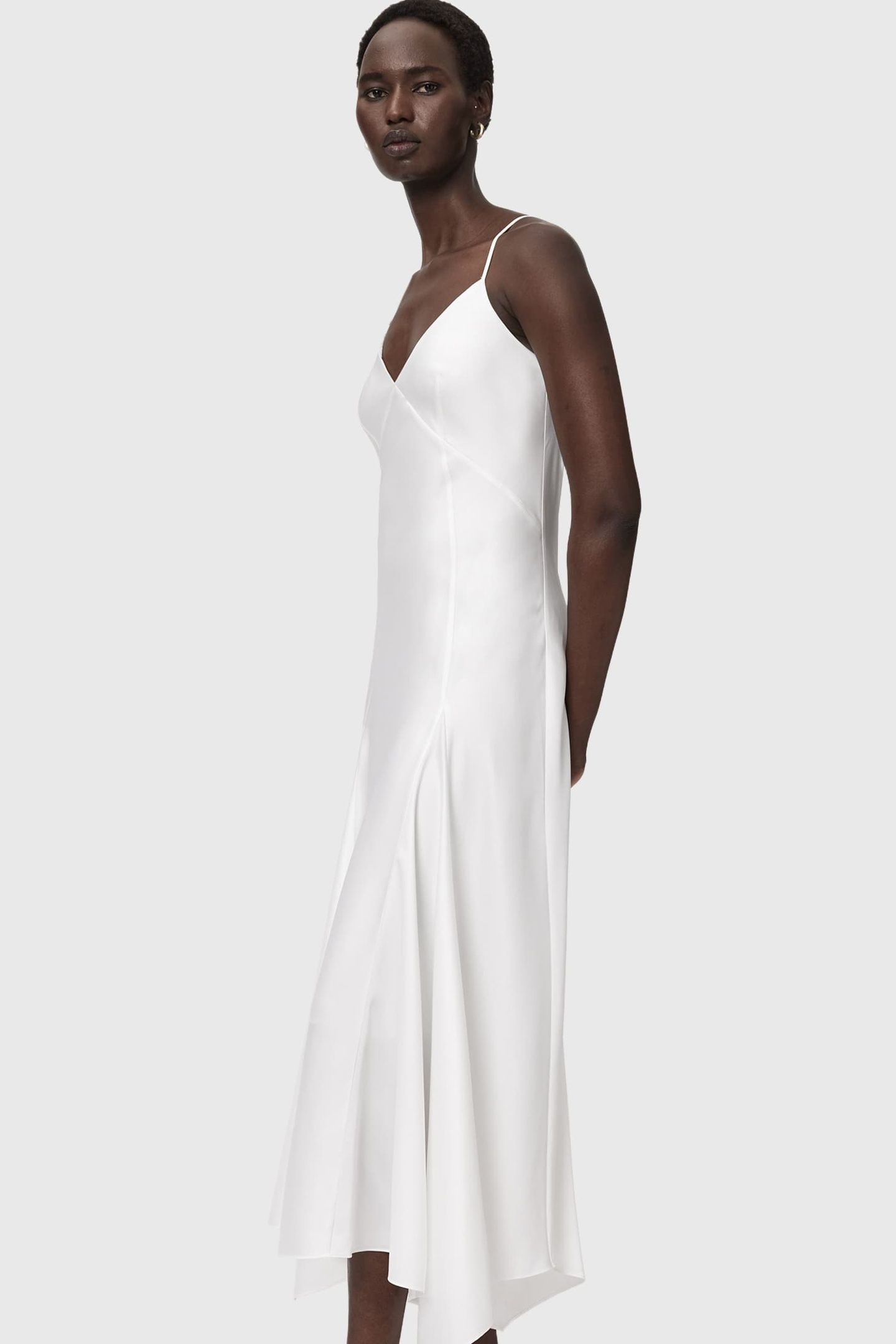 AVA DRESS CHALK WHITE 5