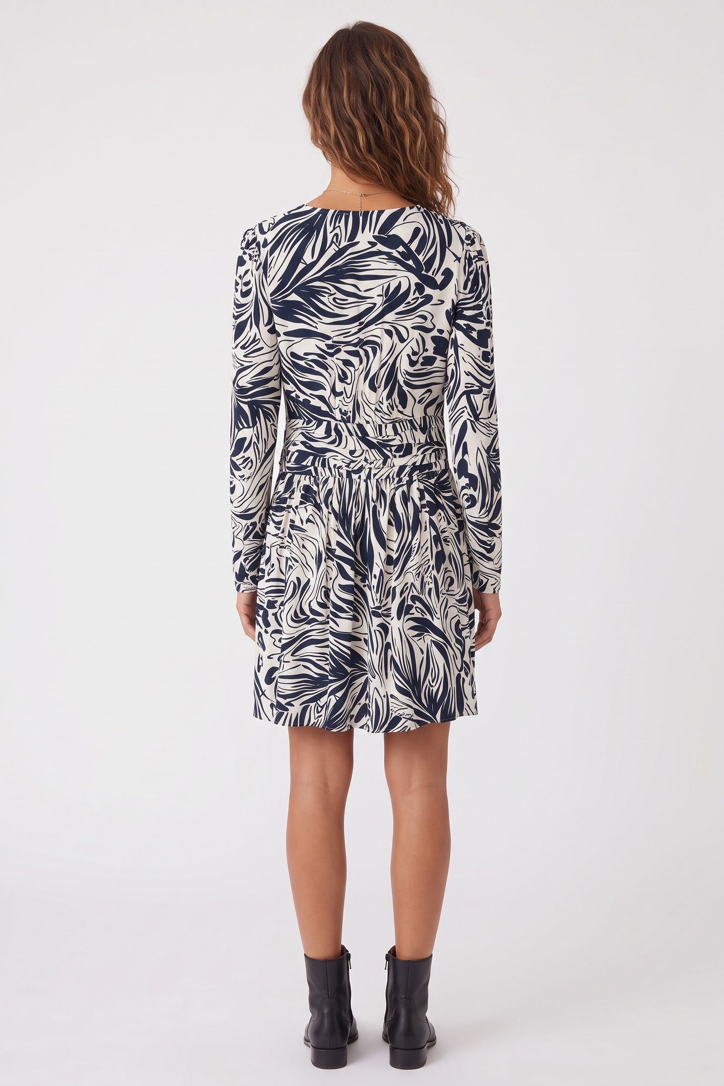 MINI DRESS ECRU 2
