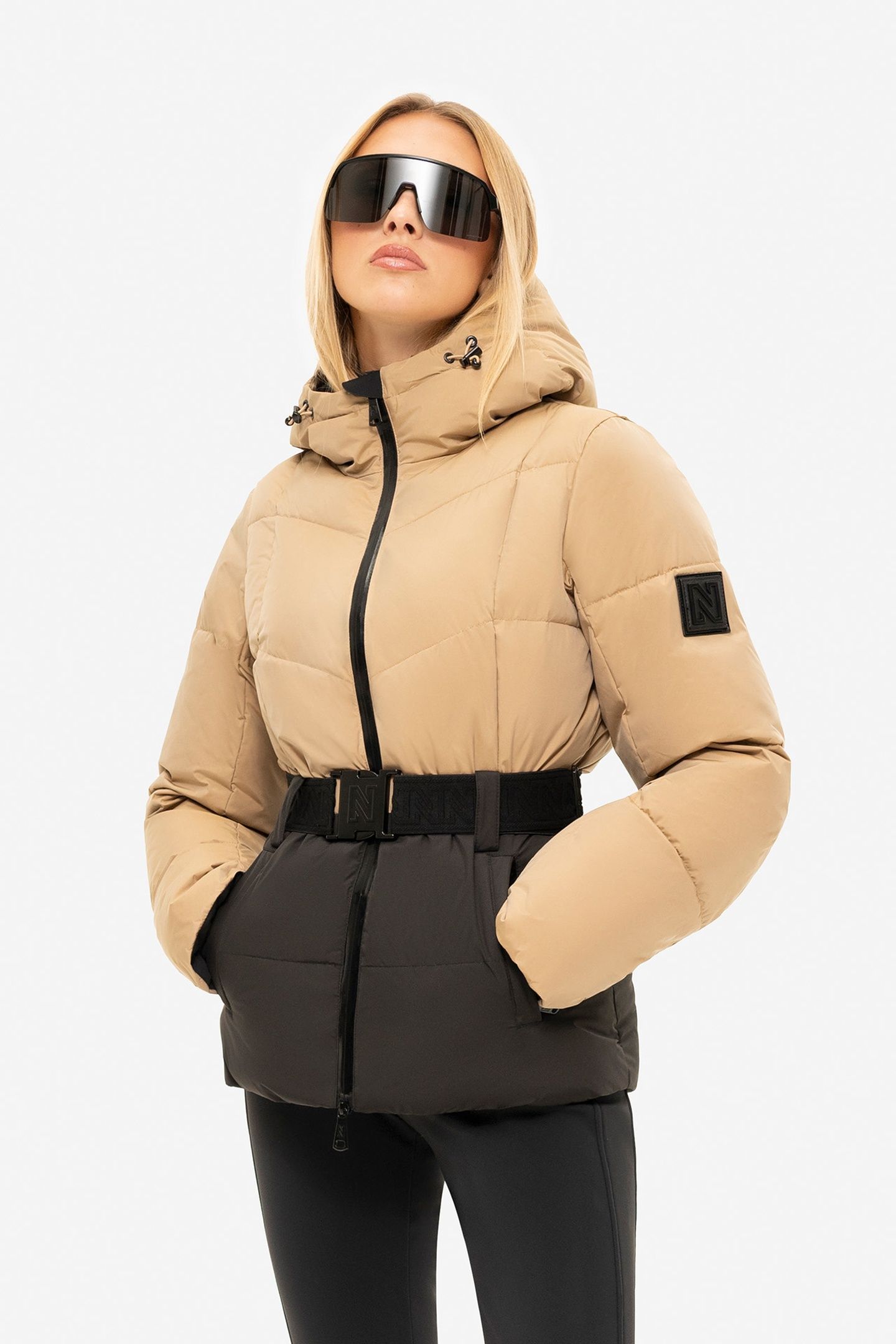 NATELAND CONTRAST JACKET HUMMUS 1