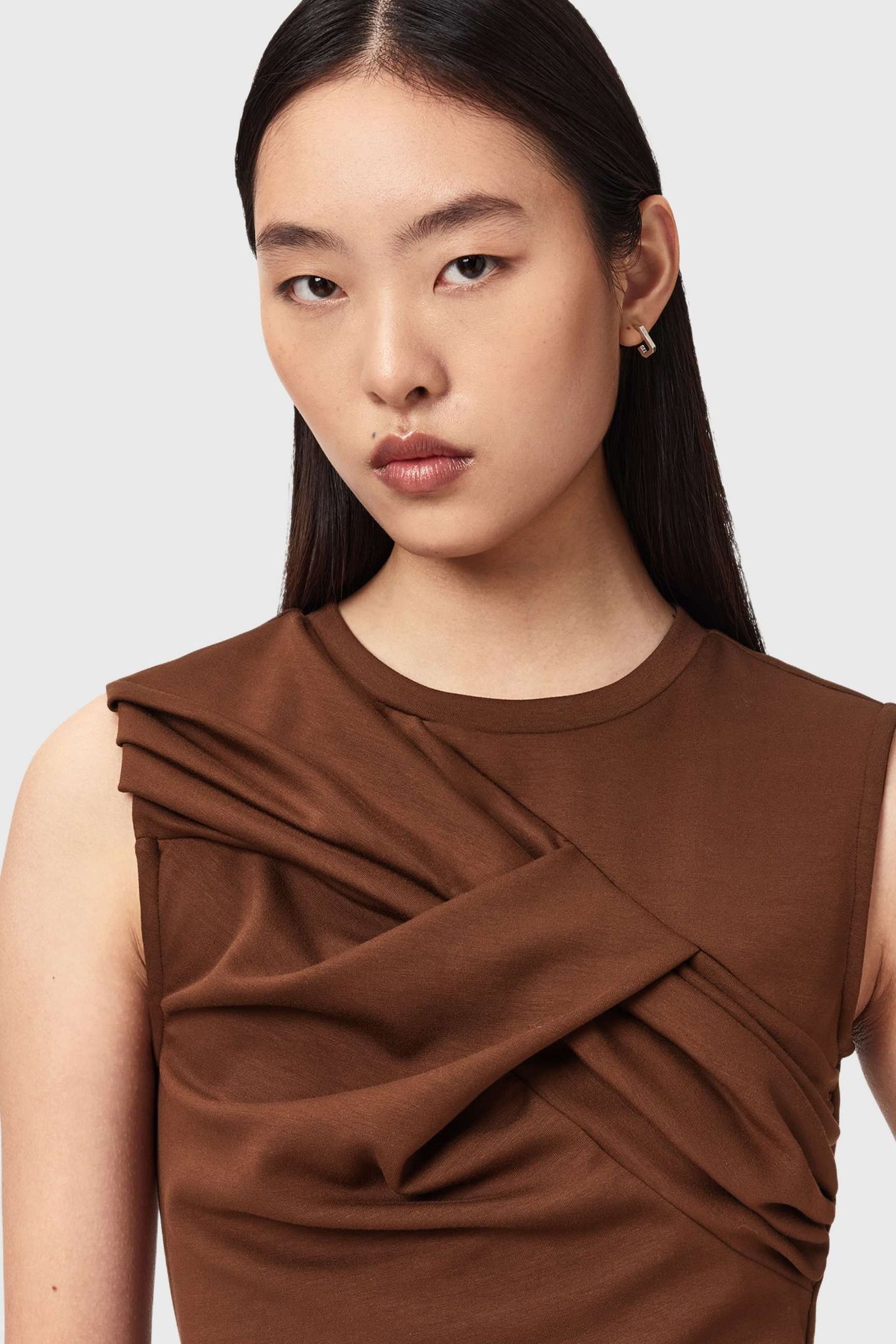 NELLA TANK HOT CHOC BROWN 6
