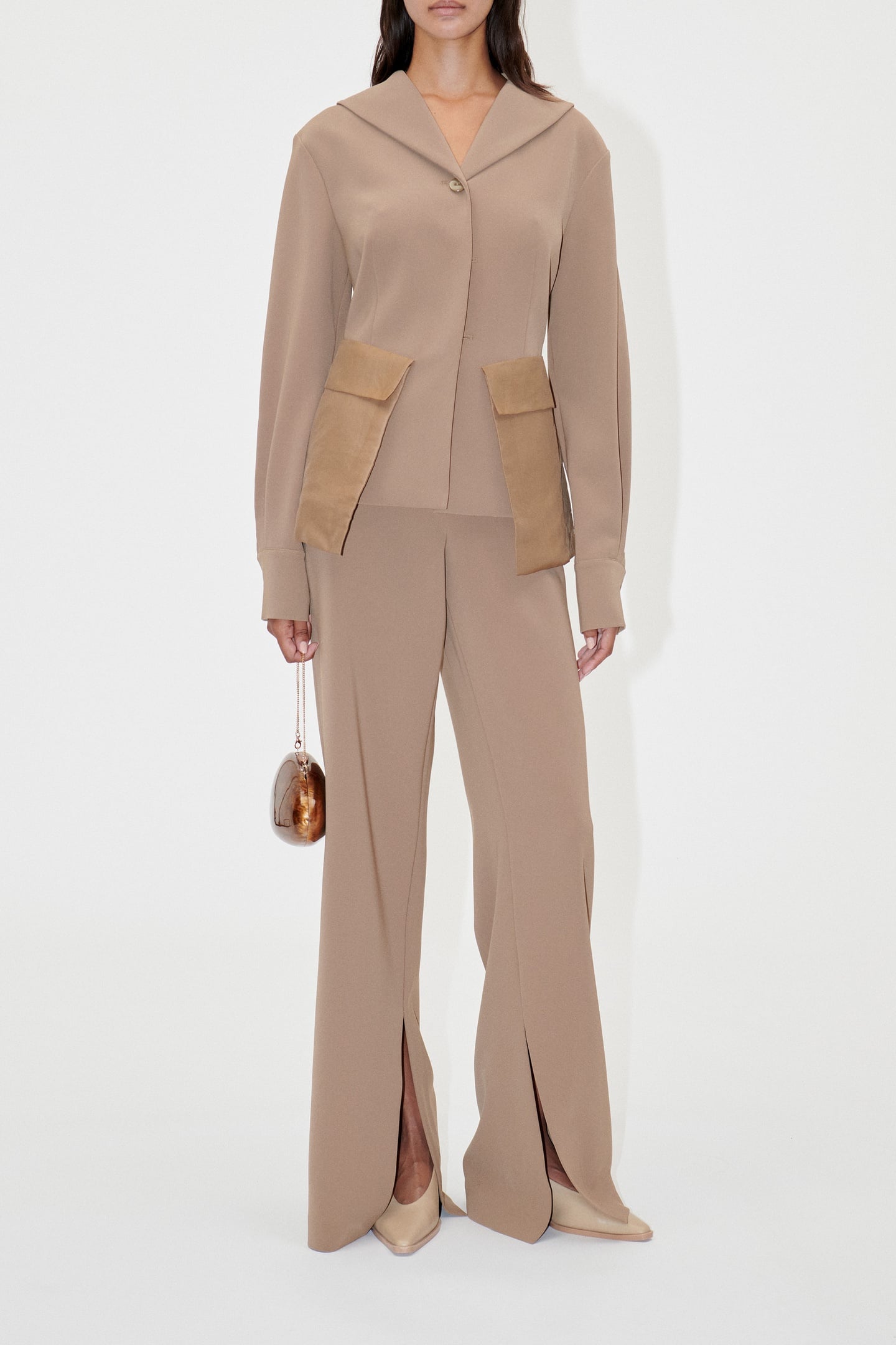 ARCHIE JACKET TAILORED COFFEE BROWN 1