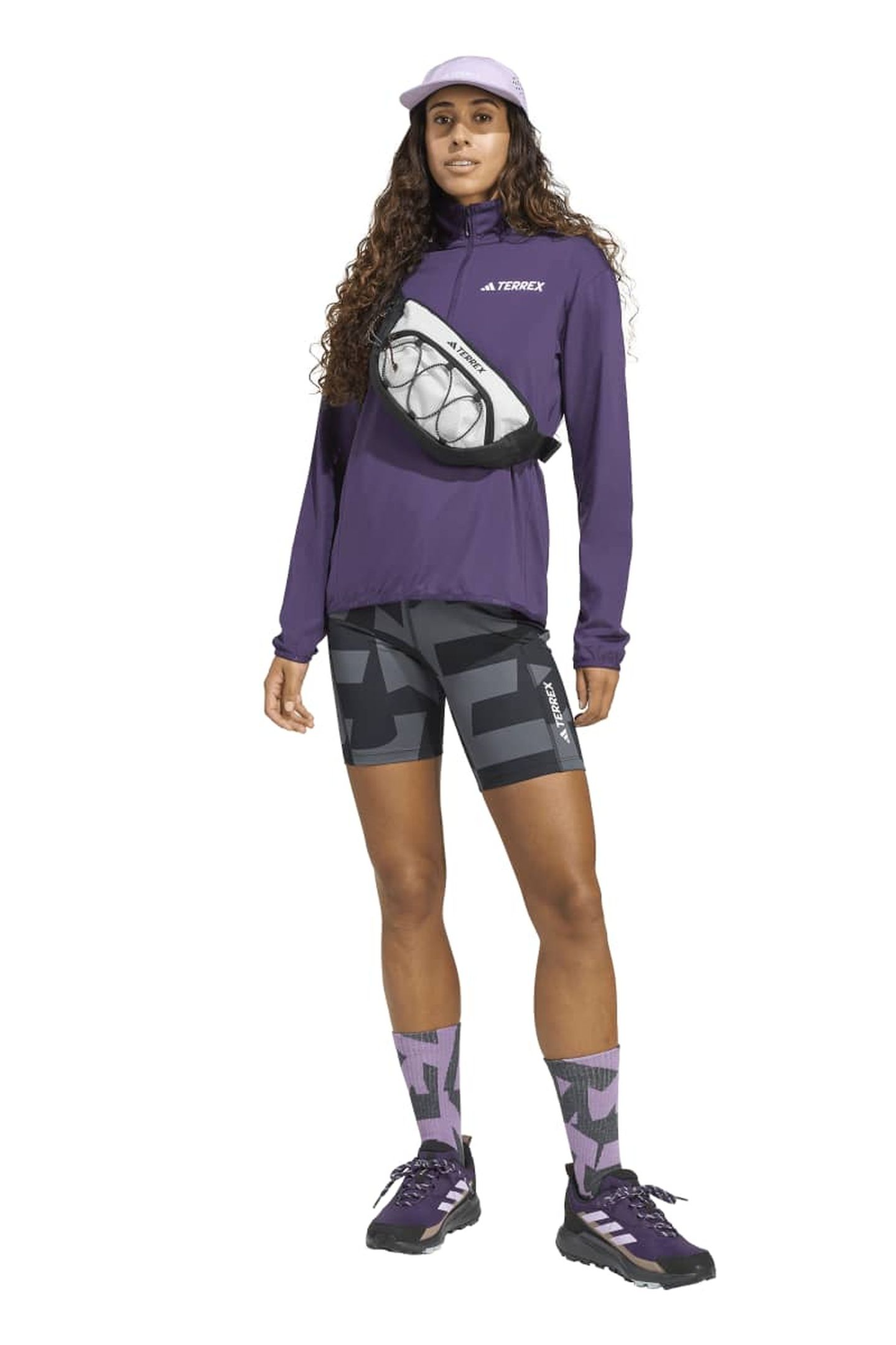 TERREX HALF-ZIP HIKING FLEECE AURORA PLUM 8