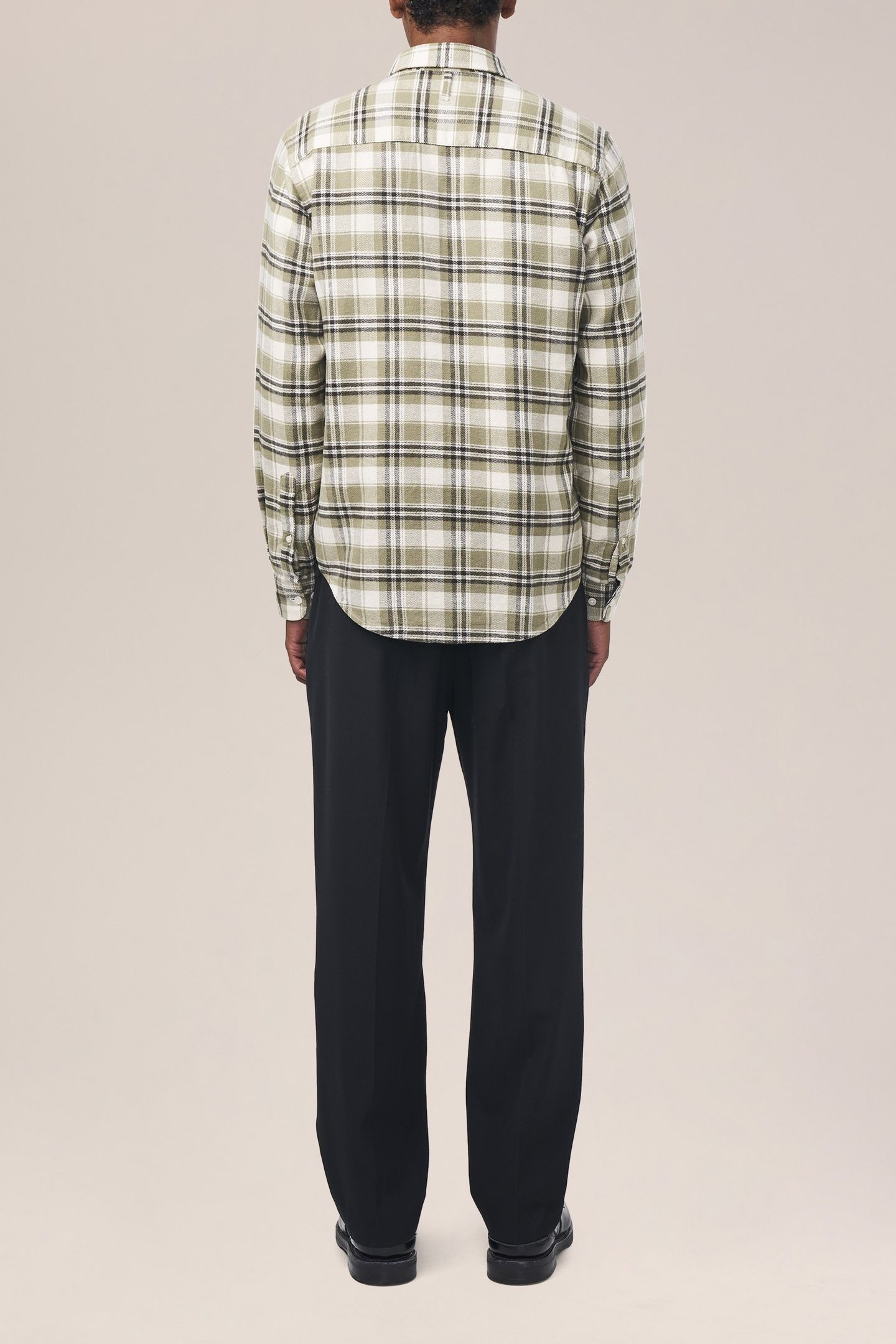 ARNE SHIRT 5166 GREEN CHECK 2