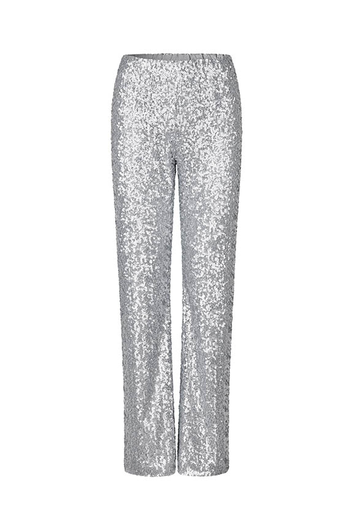 ELASTICATED STRAIGHT LONG PANTS STEEL GREY 3