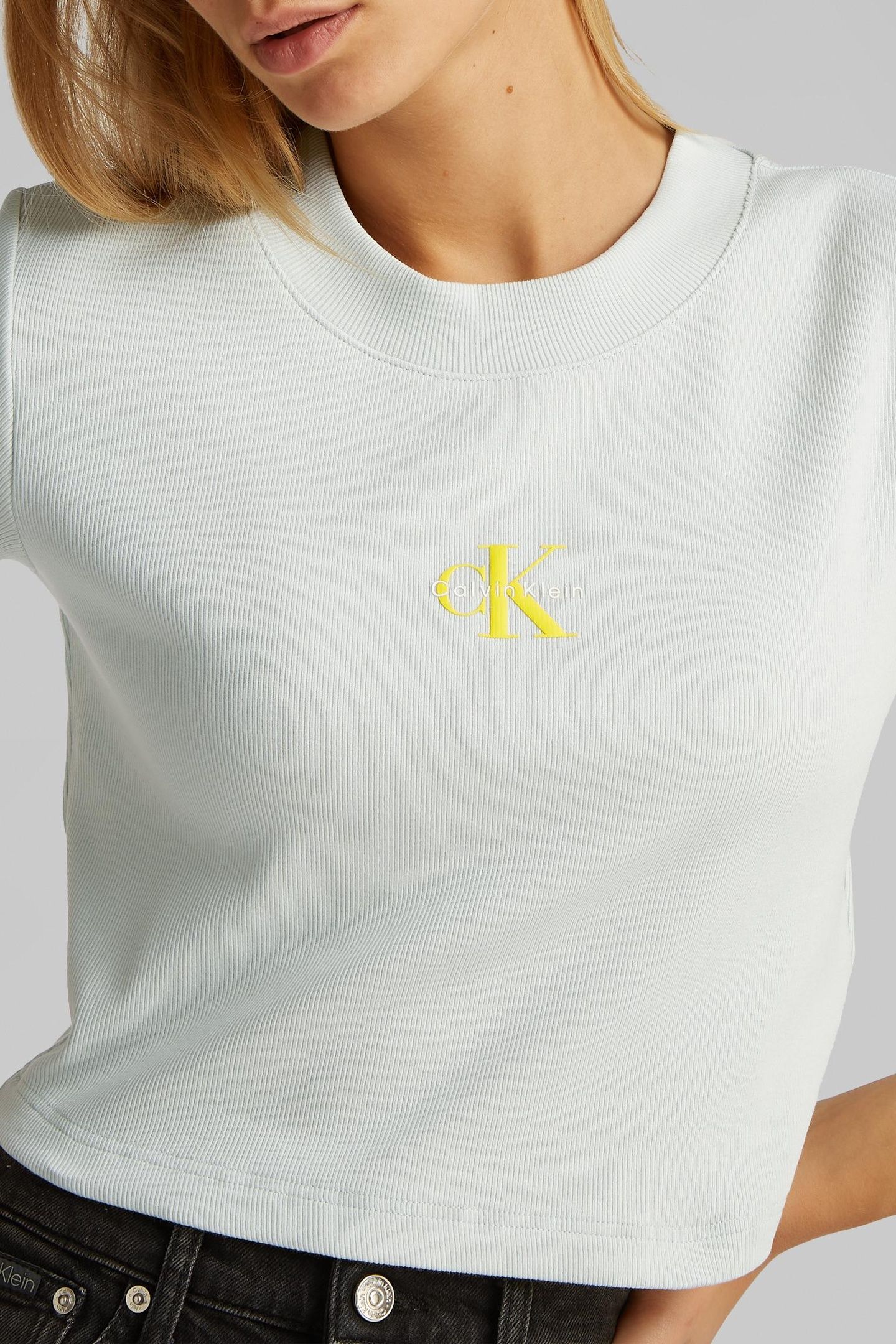 MONOGRAM BABY TEE SPROUT GREEN 6