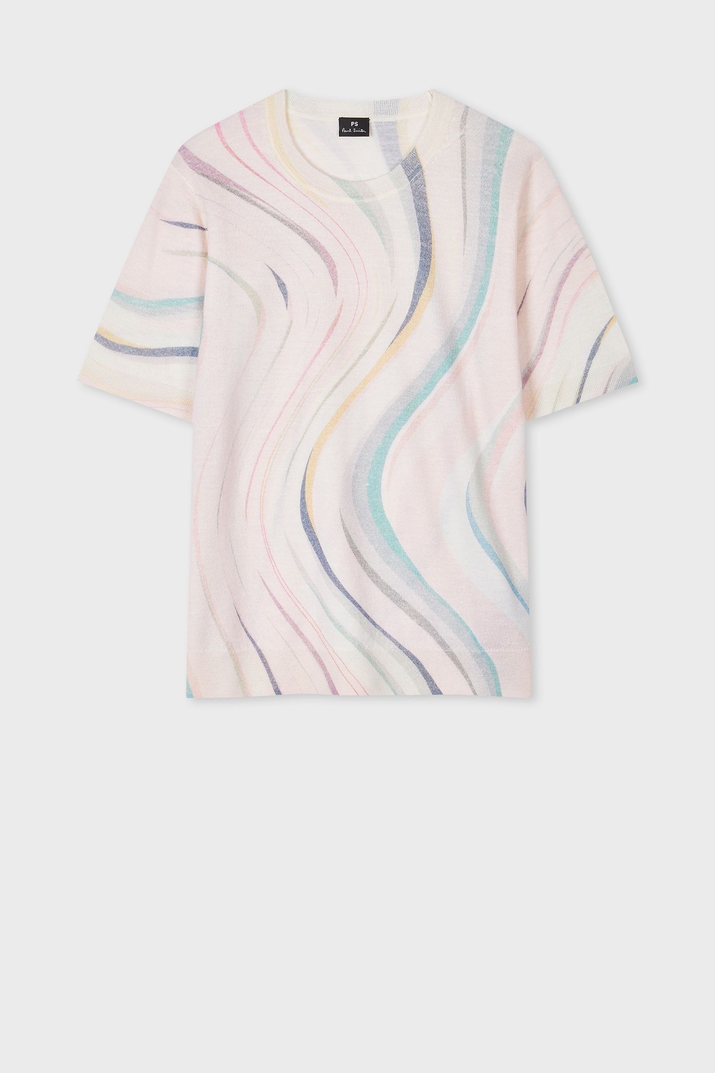 WOMENS KNITTED SS TOP MULTI COLOURED 4