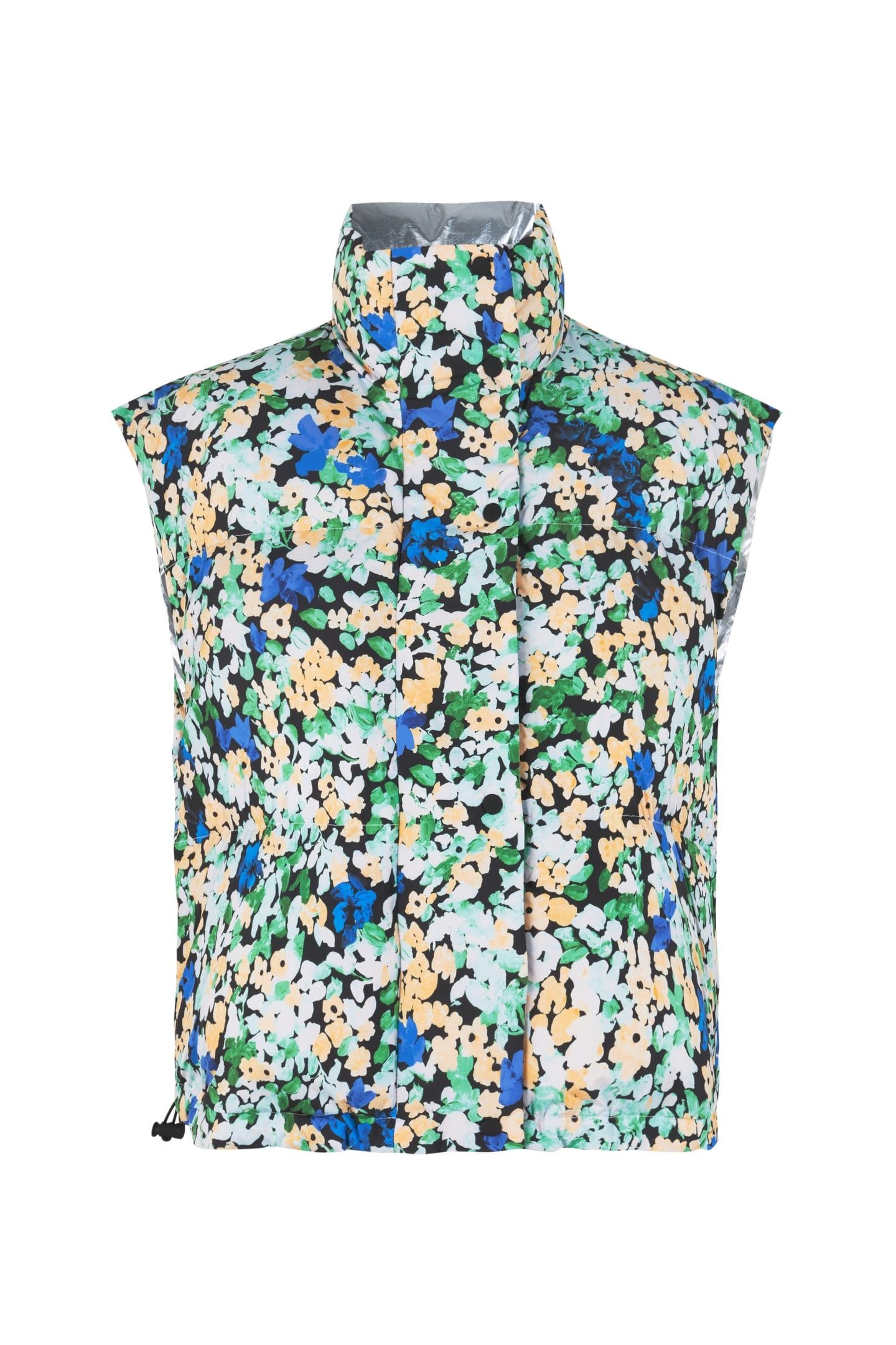 ELIZA PADDED OUTERWEAR FLORAL POINTILLISM 6