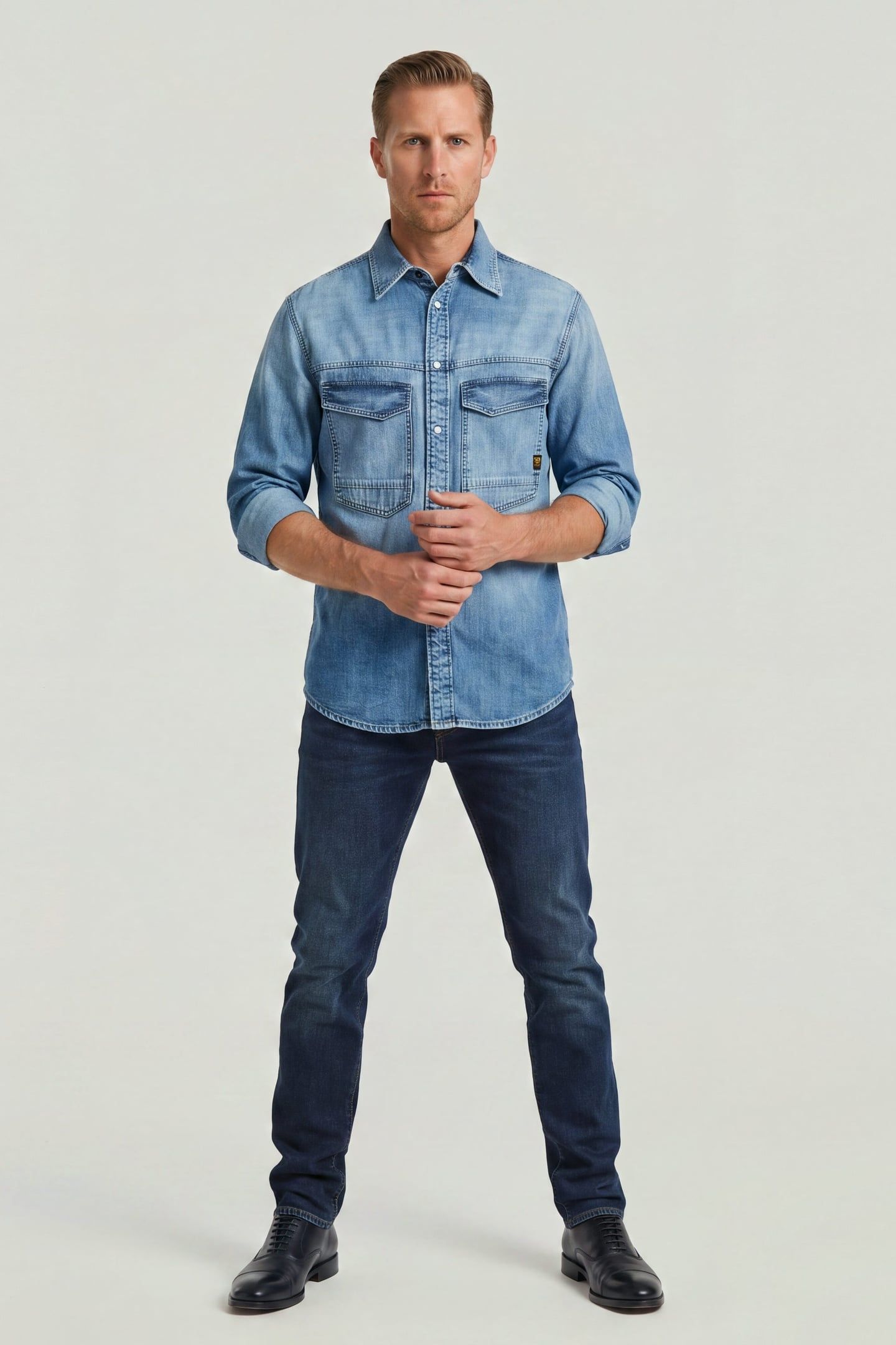 3301 SLIM DARK BLUE 3