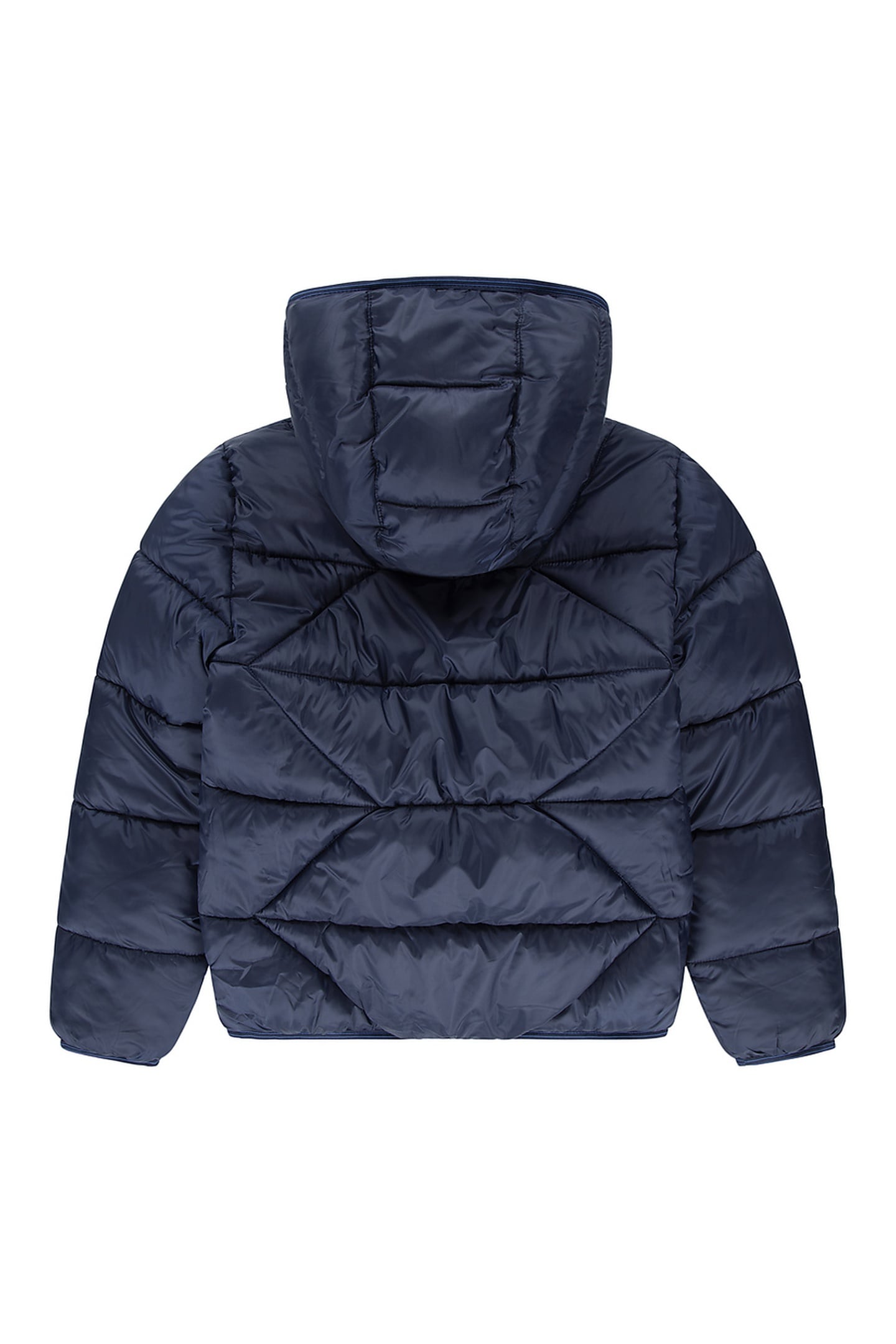 BOYS SHERPA LINED PUFFER JACKET DRESS BLUES 2
