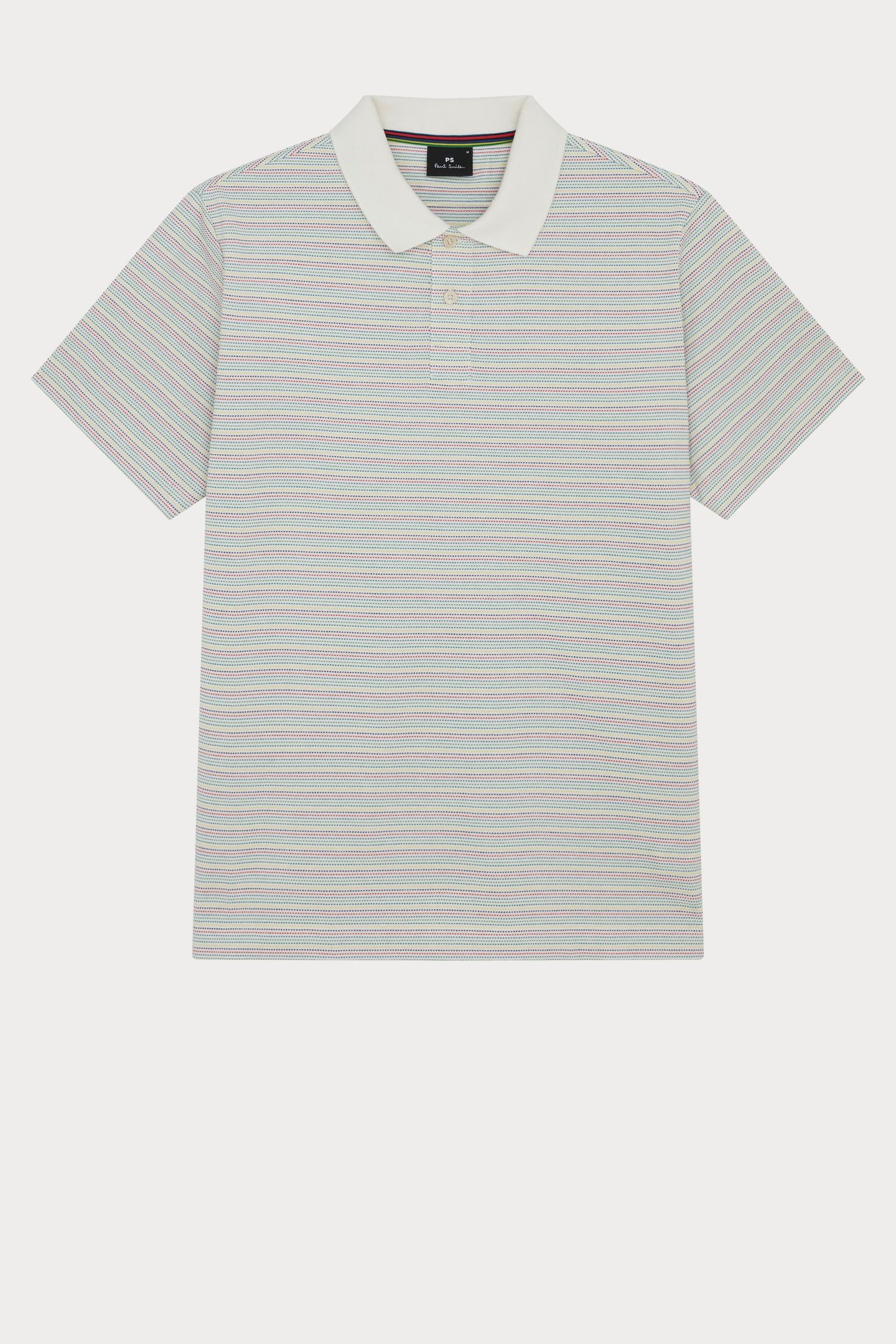 MENS REG FIT SS POLO SHIRT OFF WHITE 3