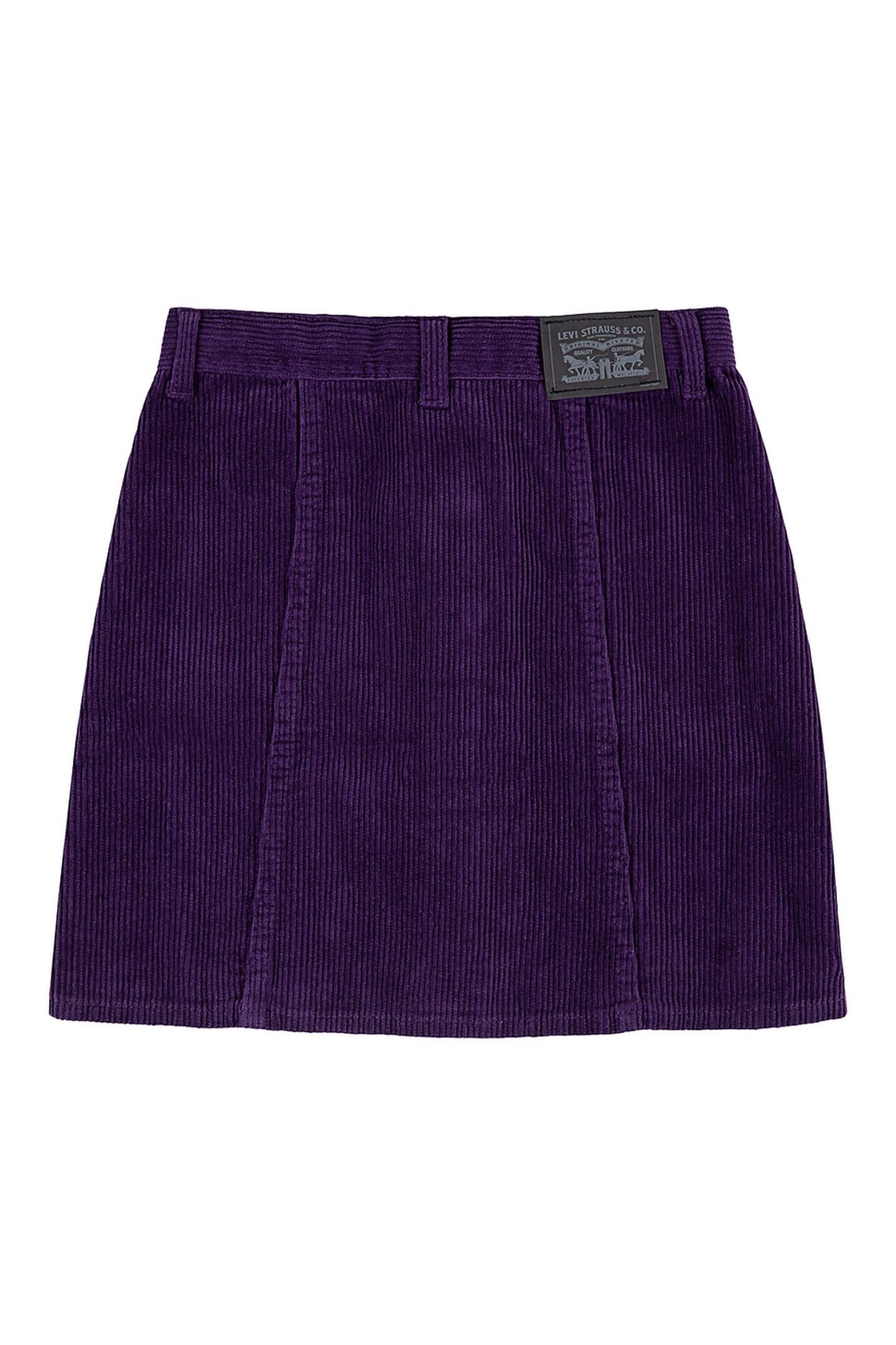 GIRLS HIGH RISE BUTTON FRONT SKIRT BLACKBERRY CORDIAL 2