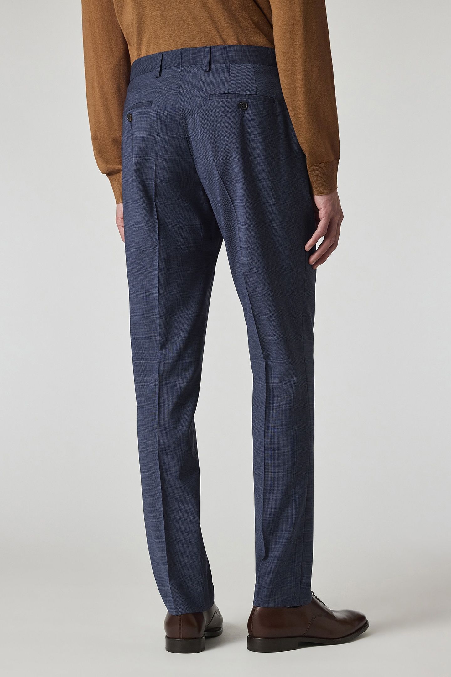 MENS TAILORED FIT 2BTN SUIT INKY BLUE 4