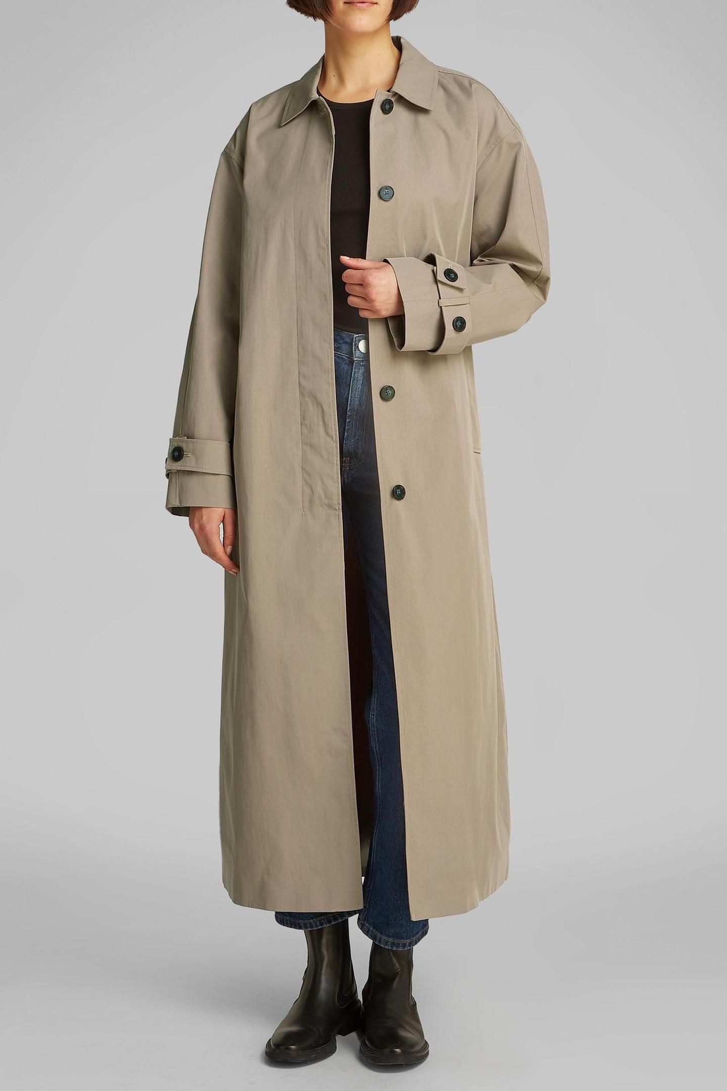 TRENCH COAT TAUPE GRAY 1