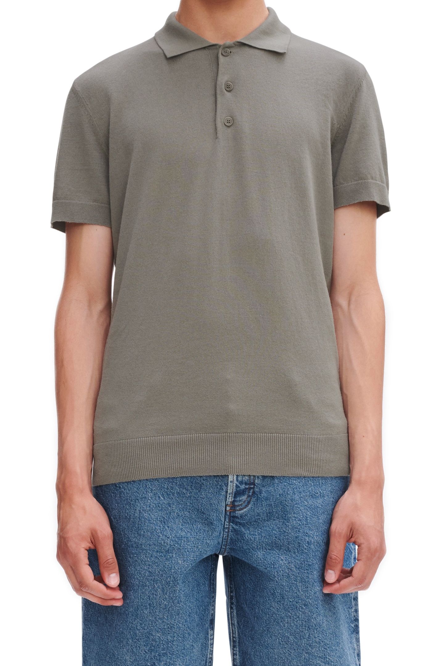 UNISEX POLO GREGOIRE LIGHT KHAKI 1