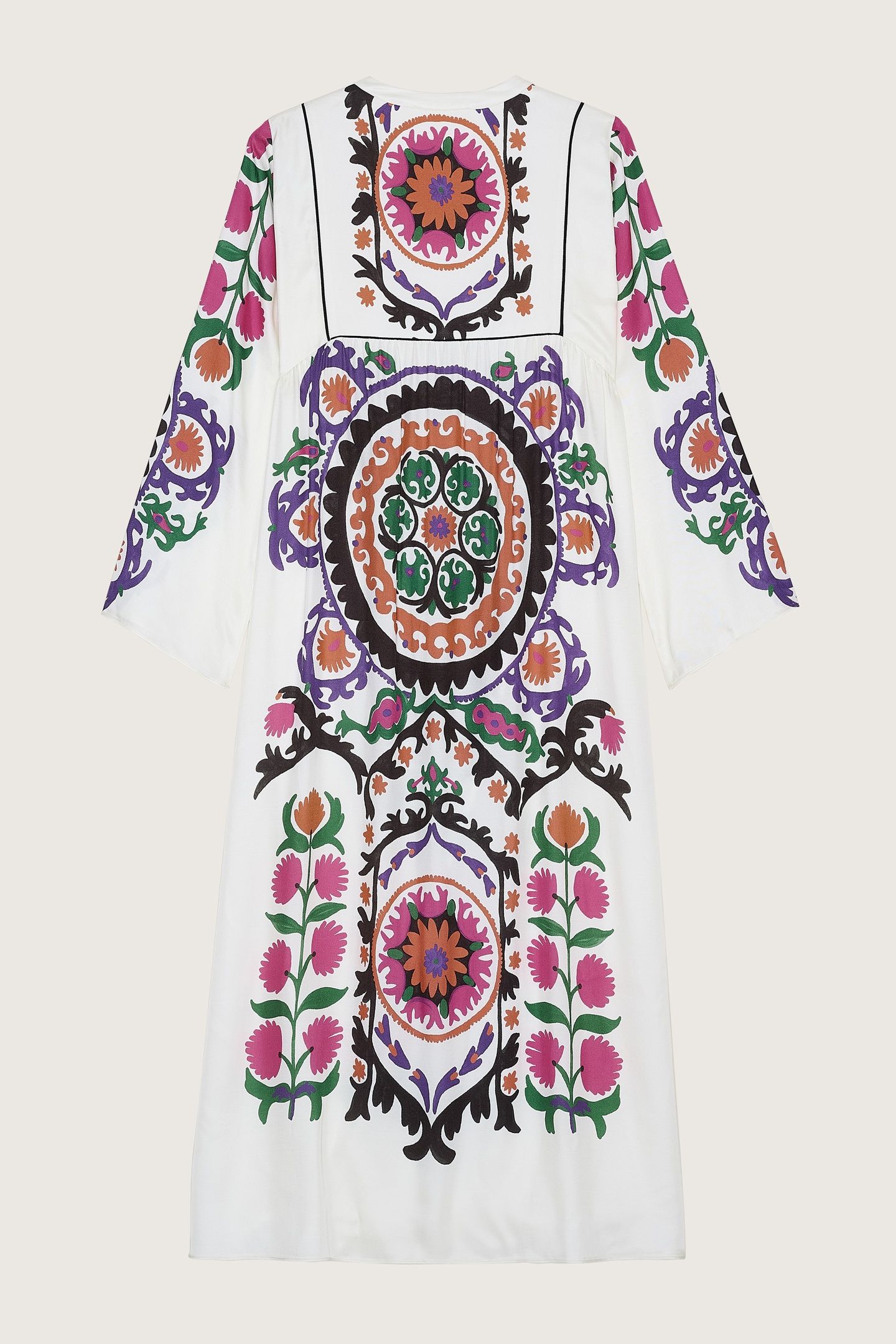 MID-LENGTH DRESS ECRU 4