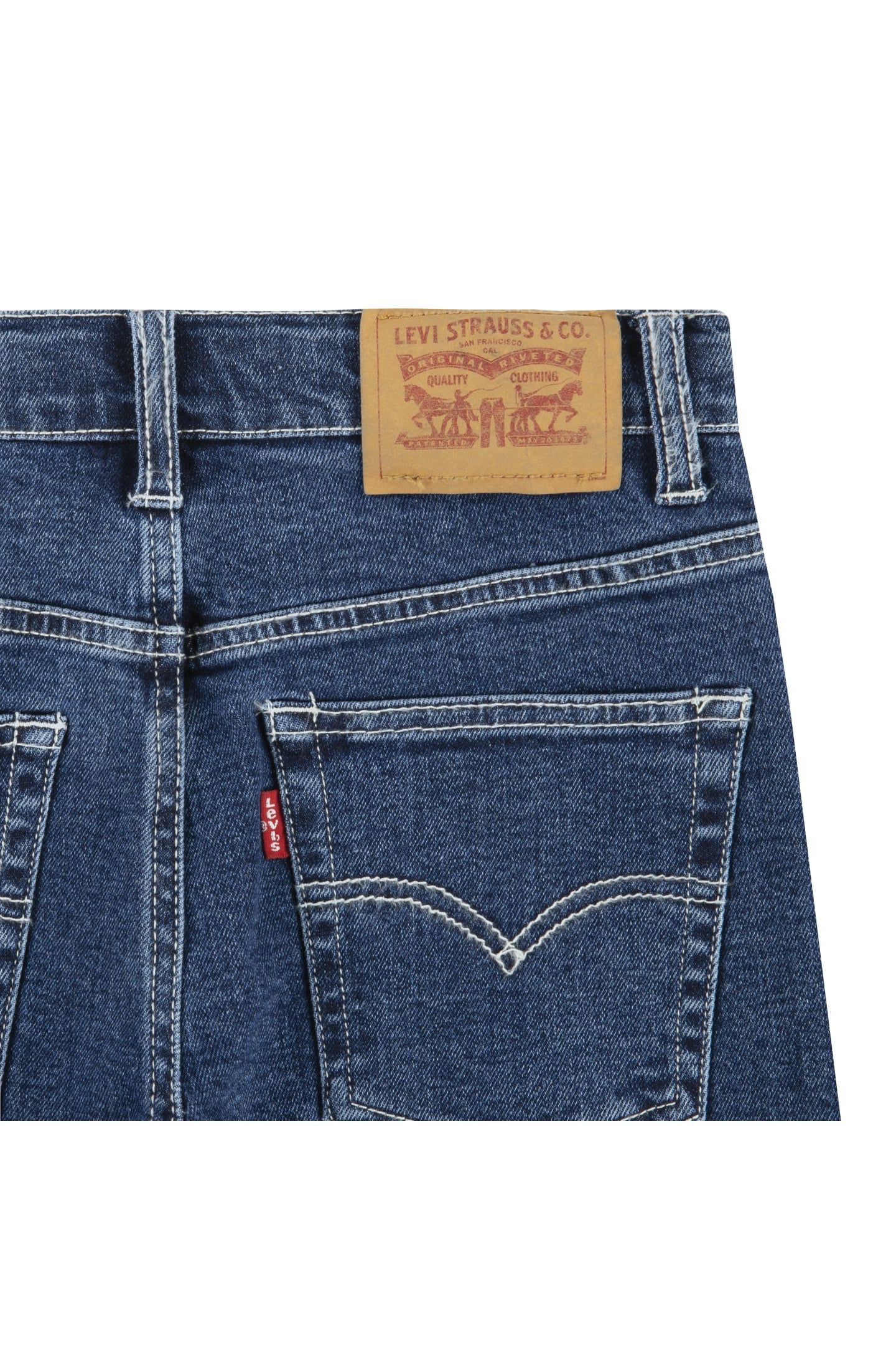 BOYS 501 ORIGINAL JEANS DARK STONEWASH 4
