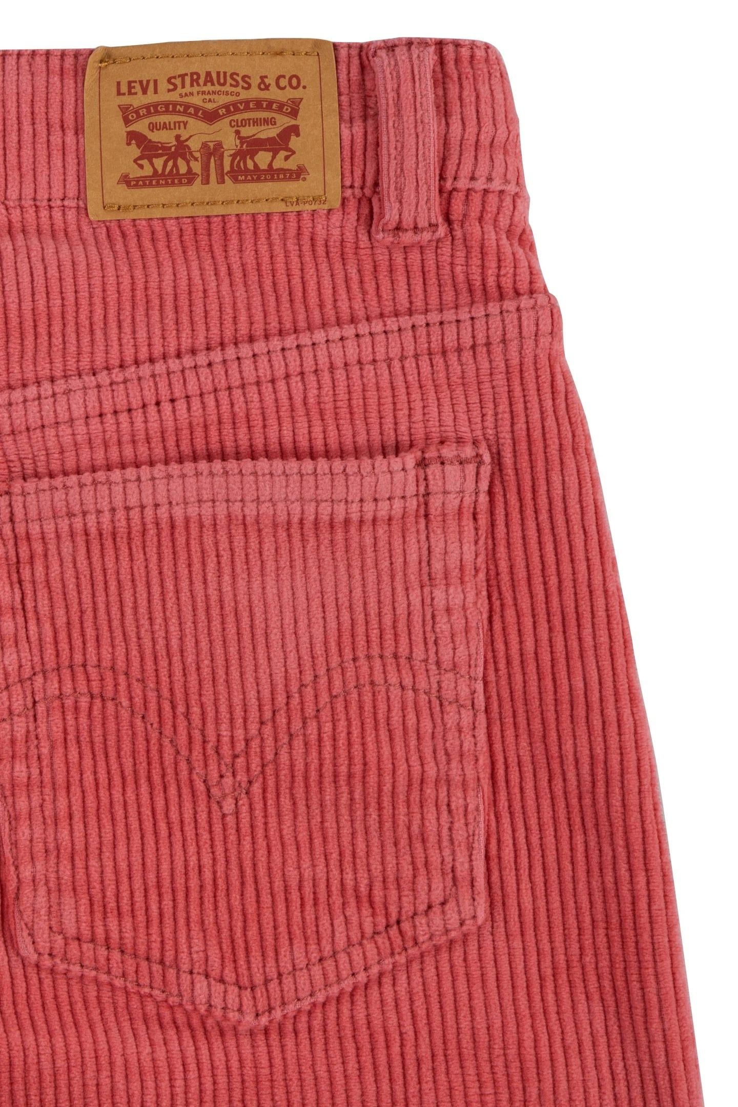 GIRLS CORDUROY MINI MOM PANT RAPTURE ROSE 3