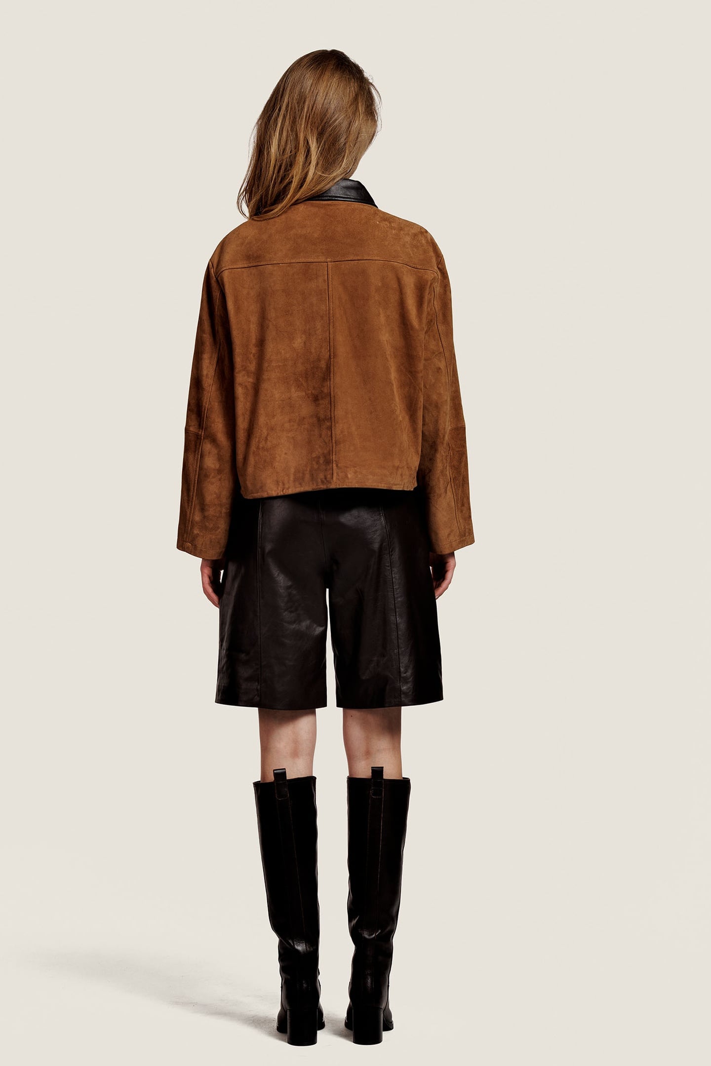 ROSE SUEDE JACKET OAK/ COFFEE 2