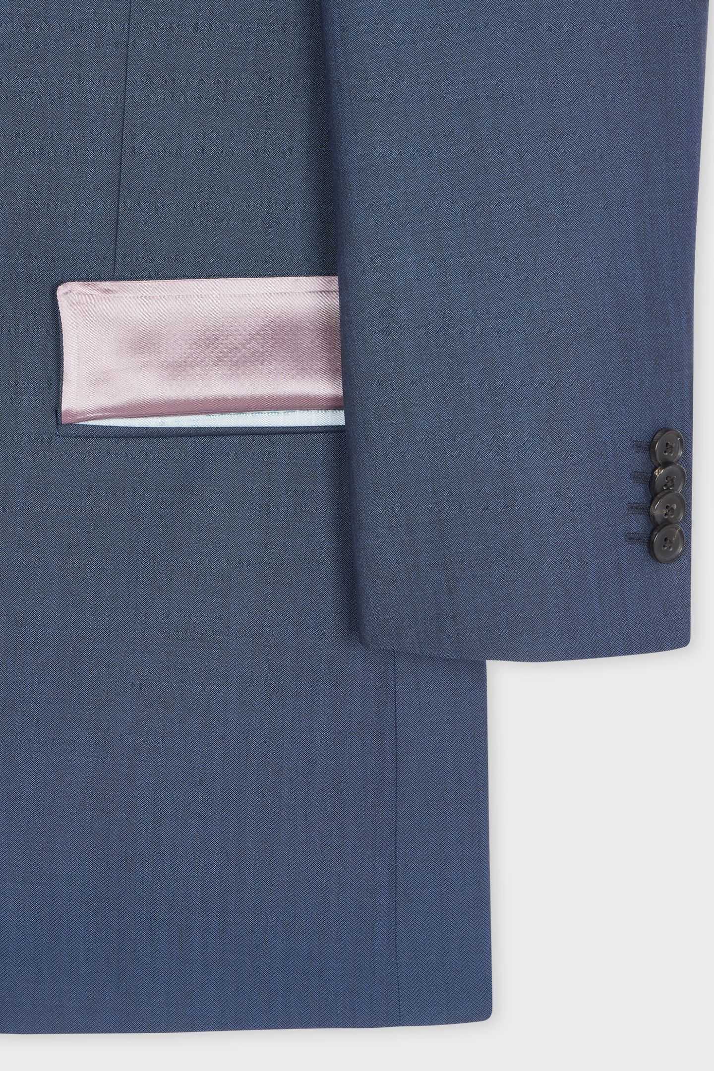 MENS TAILORED FIT 2 BUTTON SUIT NAVY 5