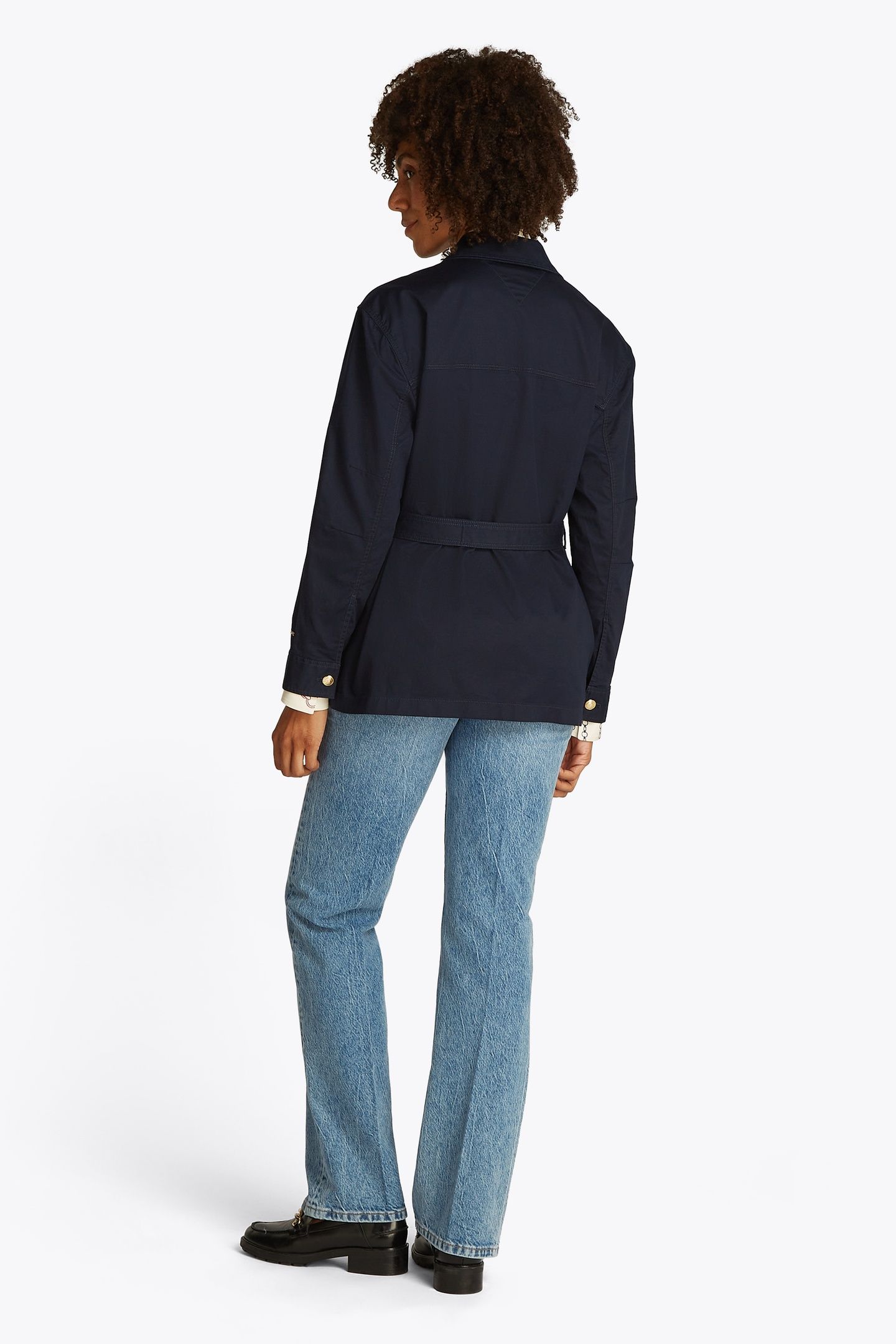 GOLD BUTTON UTILITY DARK NIGHT NAVY 3