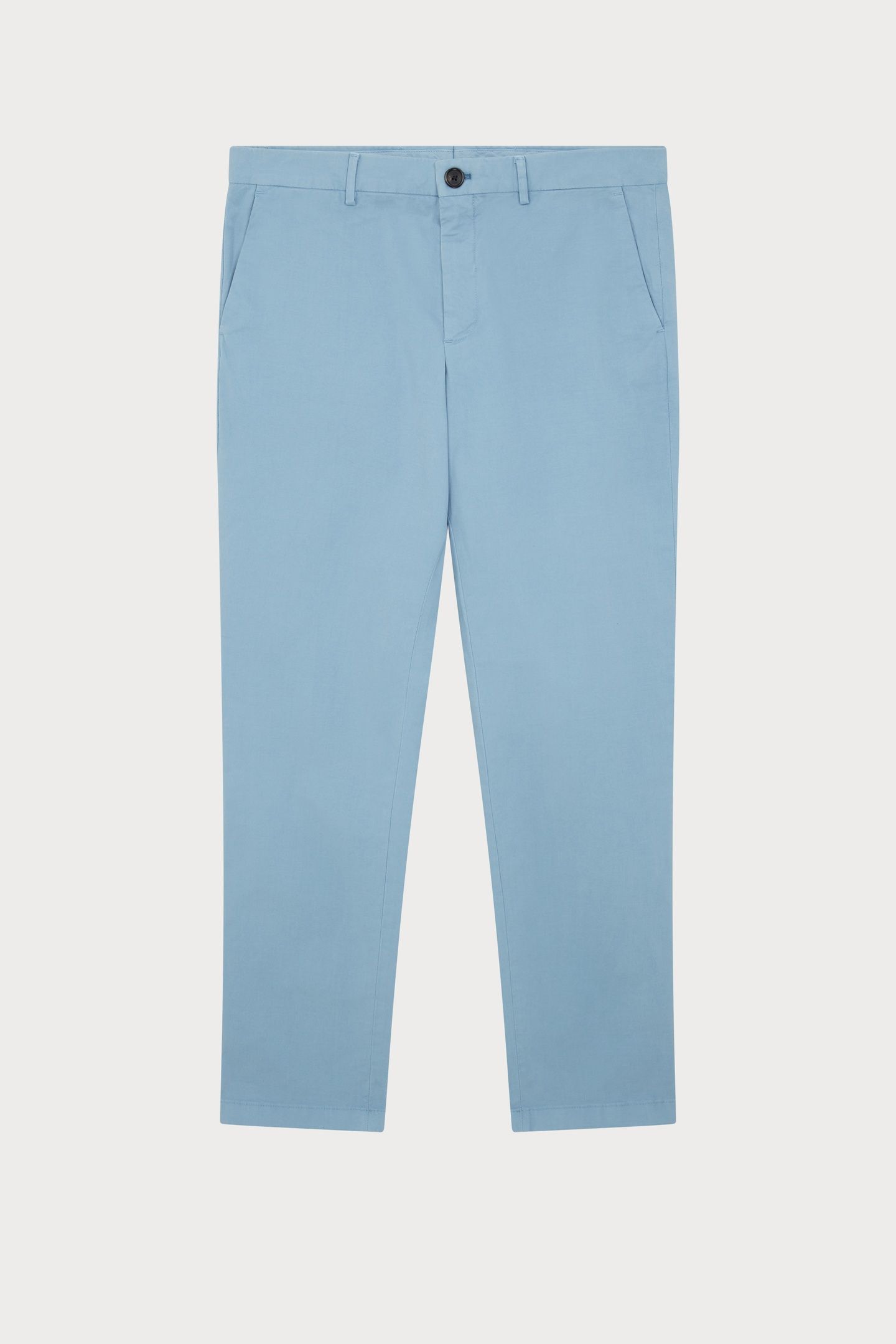 MENS MID FIT CLEAN CHINO BS ZEBRA LIGHT BLUE 1
