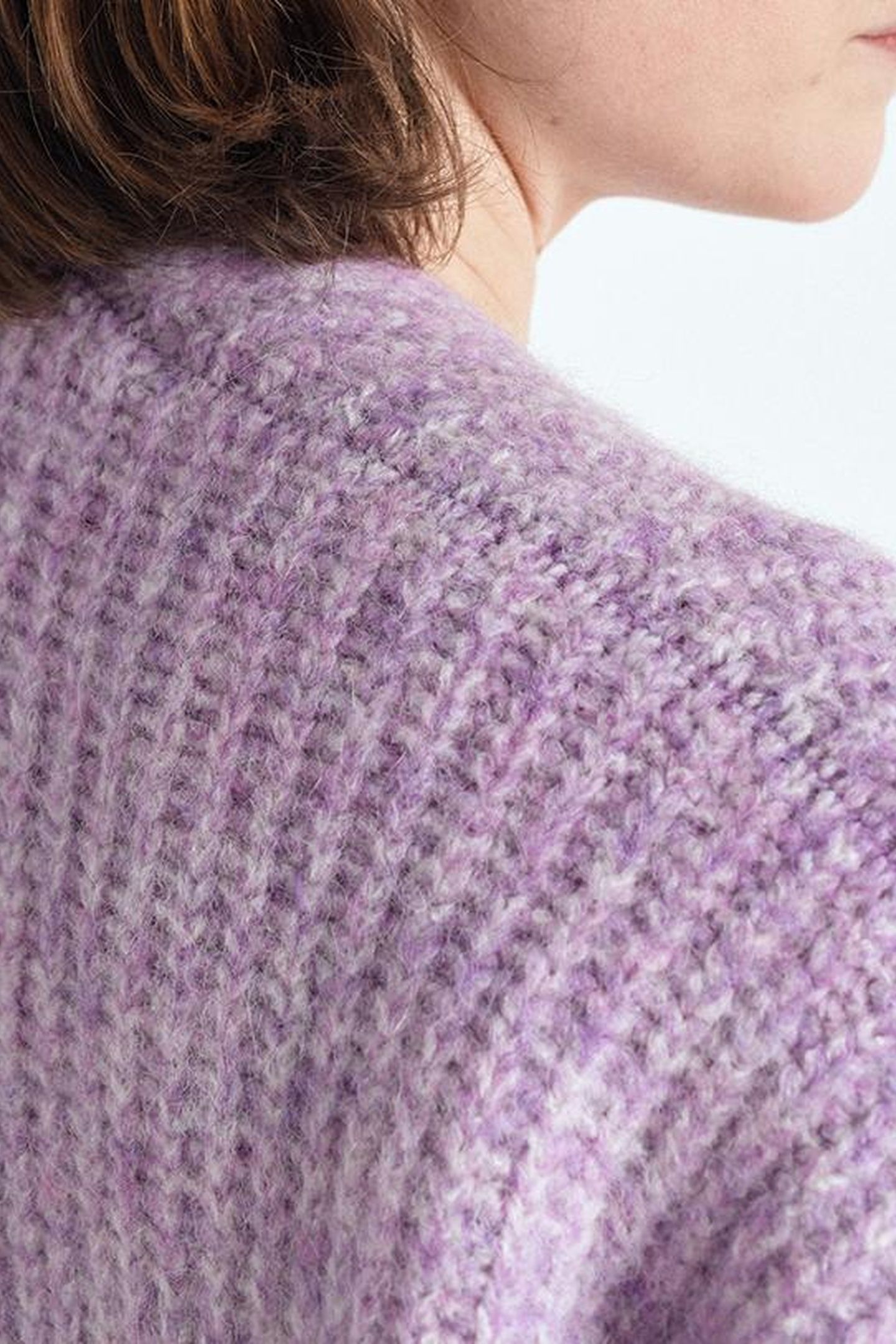 EAST CARDIGAN LILAS MOULINE 6