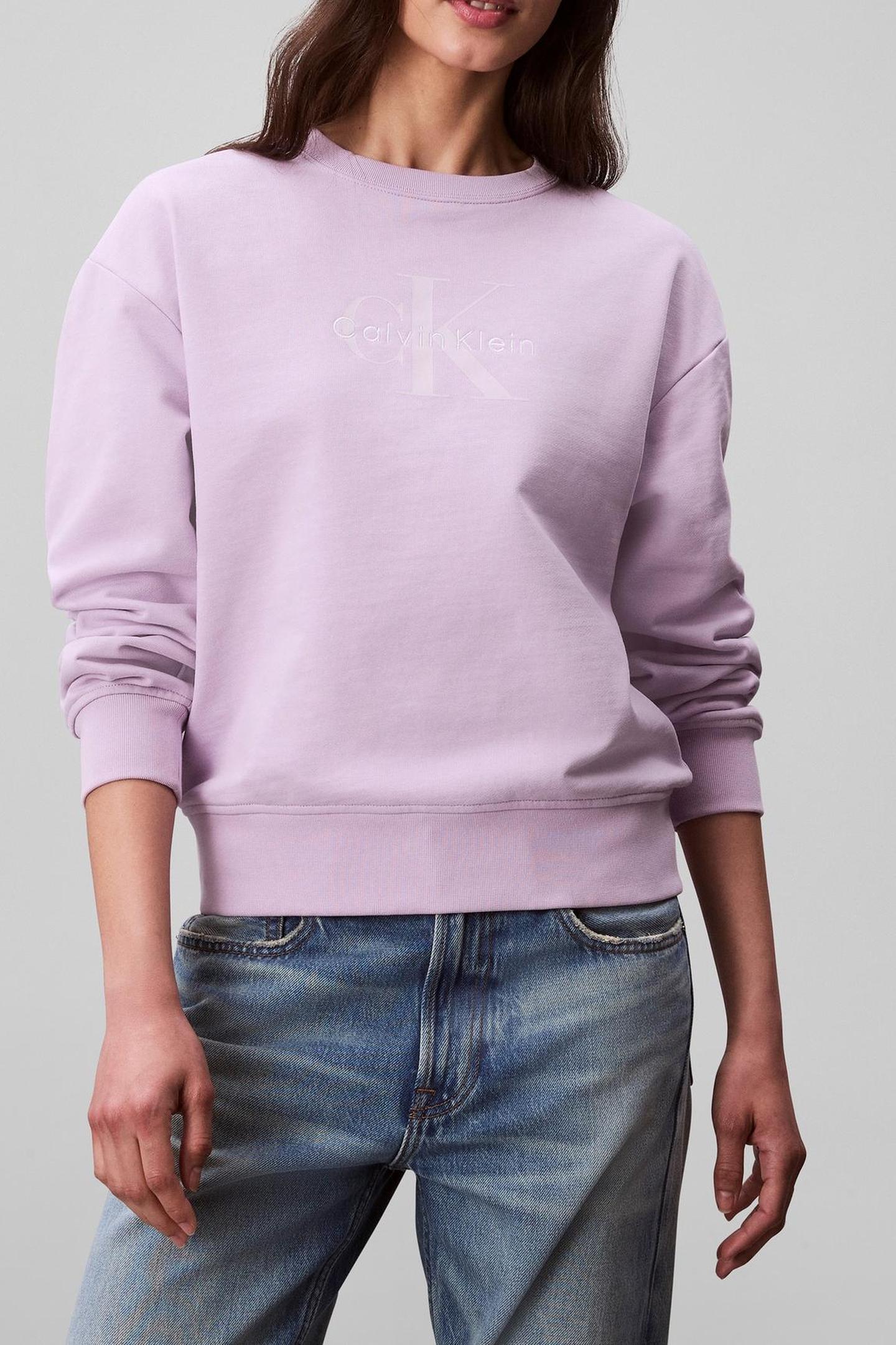 LS MONOLOGO FRENCH TERRY LAVENDER BLUSH 1