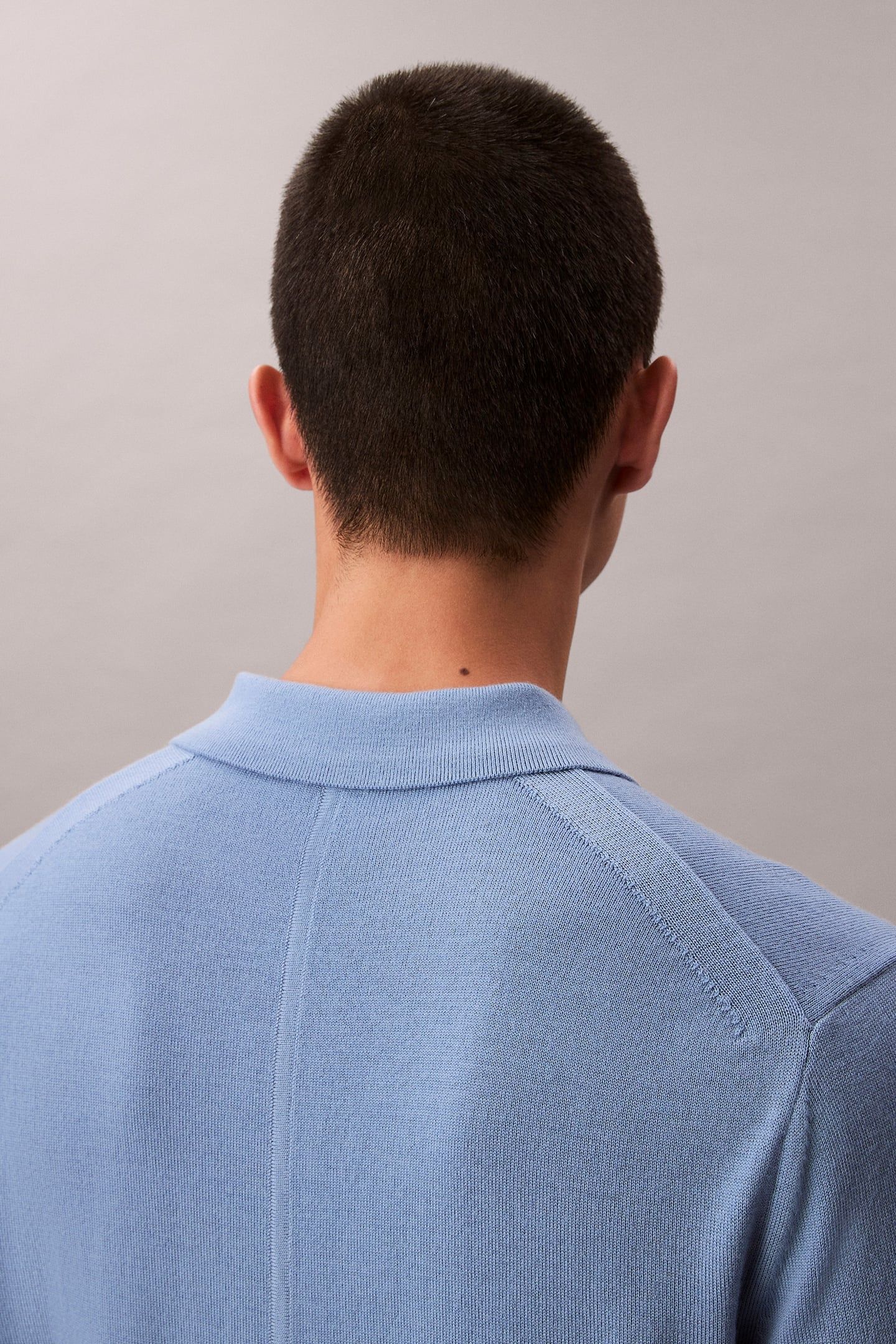 LS 100% MERINO POLO TRACK BLUE 5
