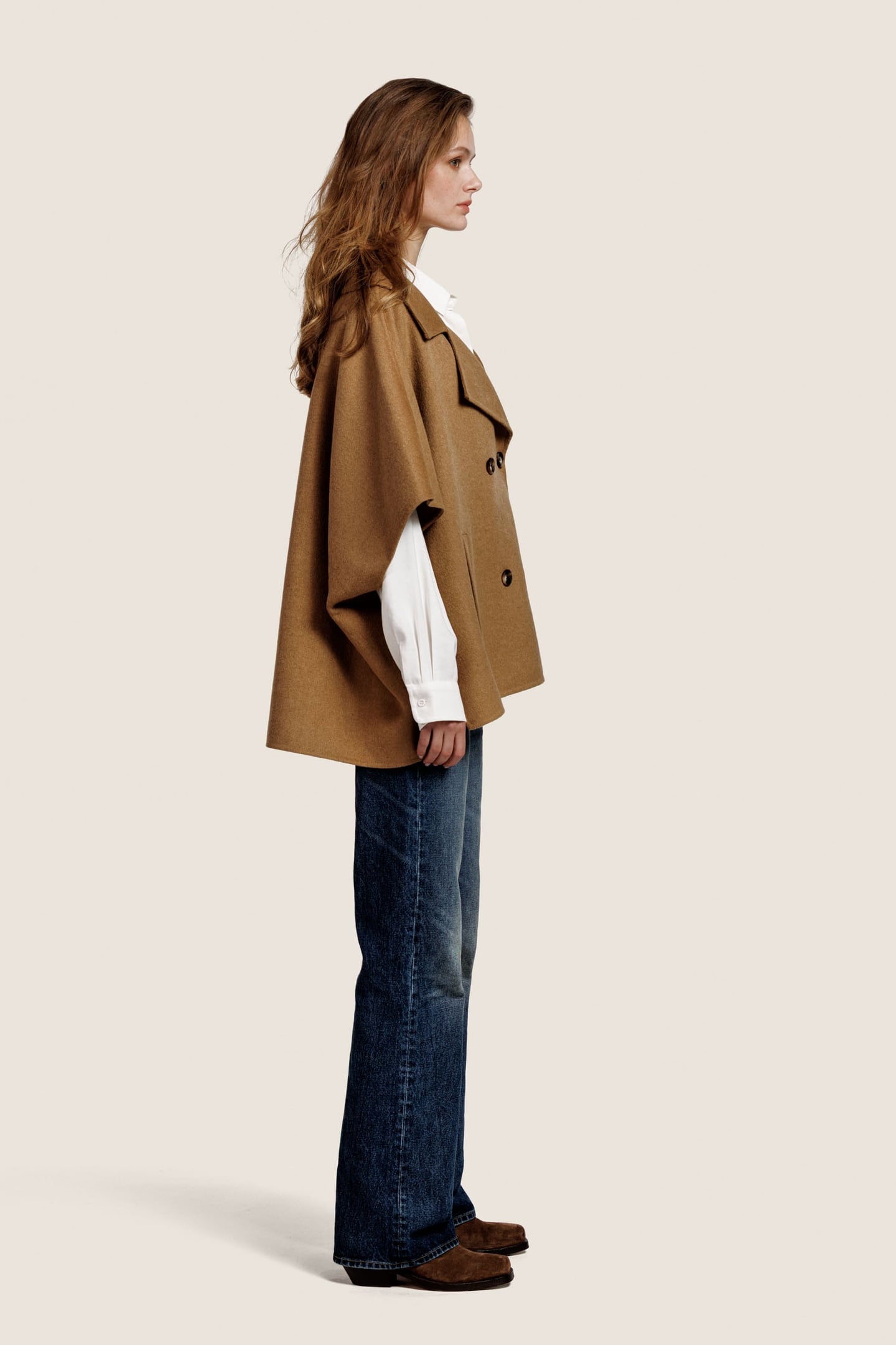 ELIN WOOL JACKET TABACCO 1