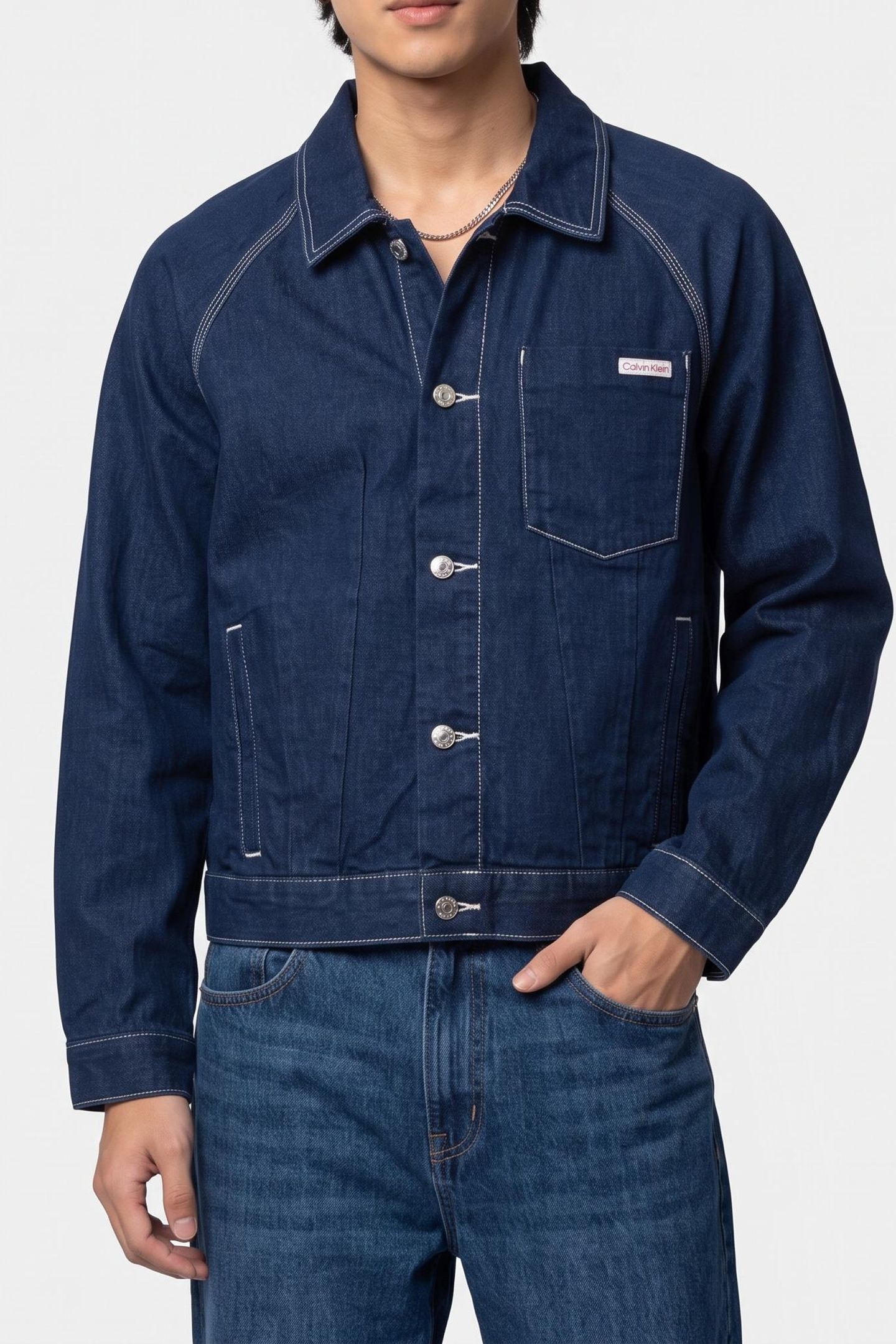 DARTED WORKWEAR JACKET SHURIKEN RINSE 1