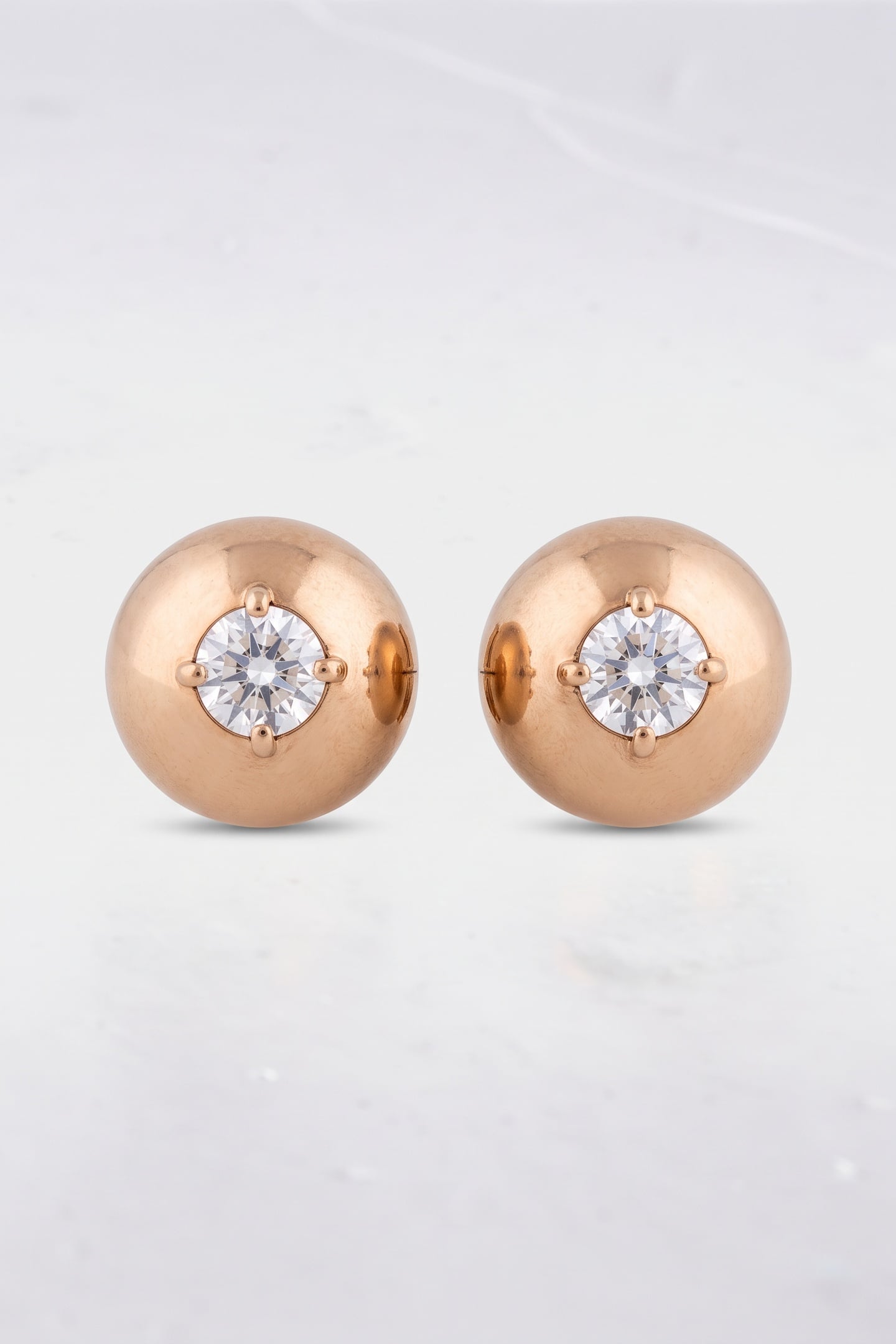 RESONANCE GLOW OHRRINGE ROSEGOLD 2