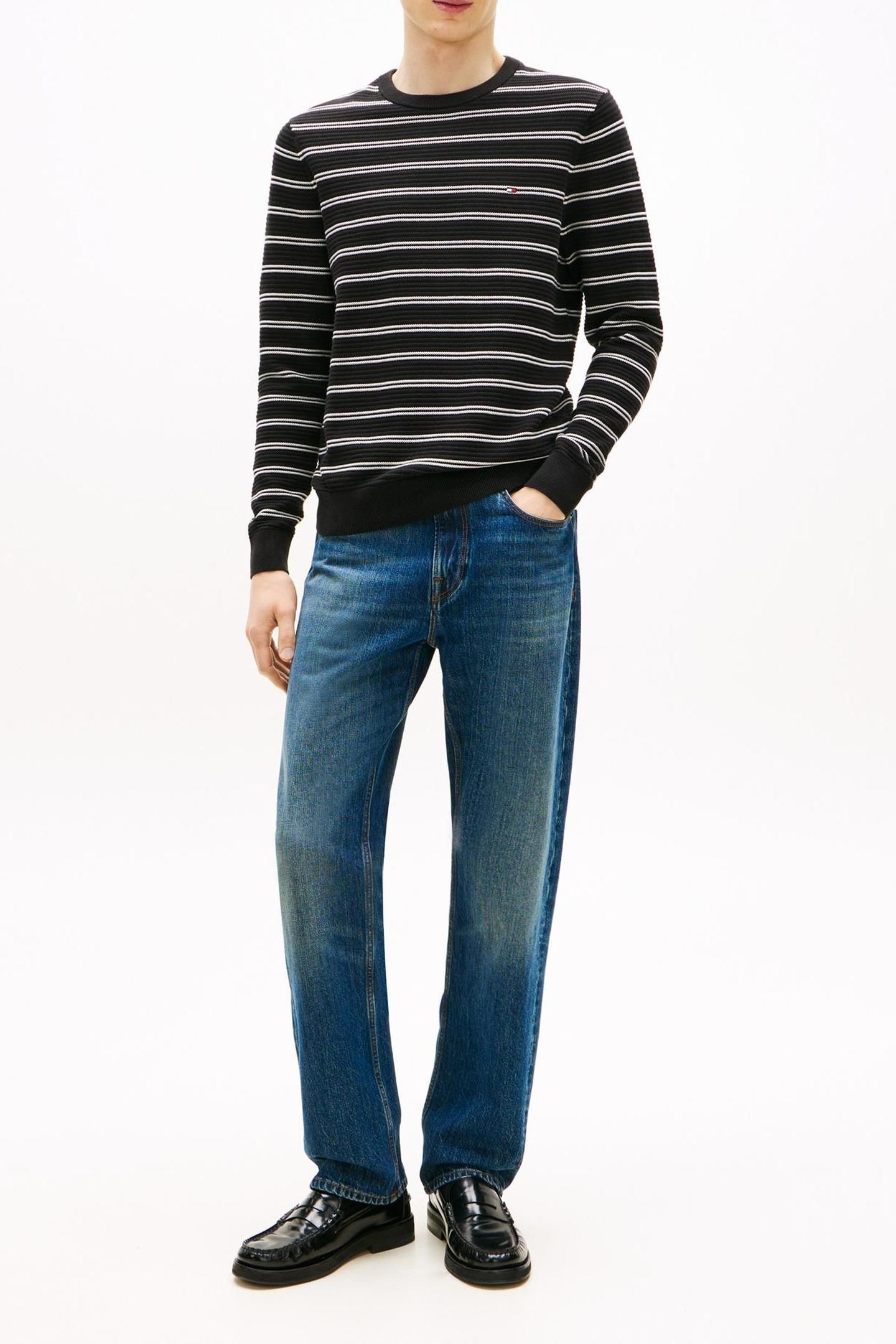 SEASONAL STRUCTURE CREW BLACK/IVORY PETAL 2