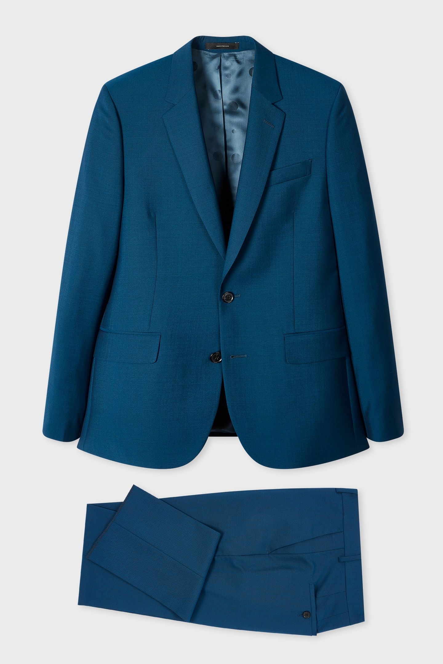 MENS TAILORED FIT 2 BUTTON SUIT NAVY 1