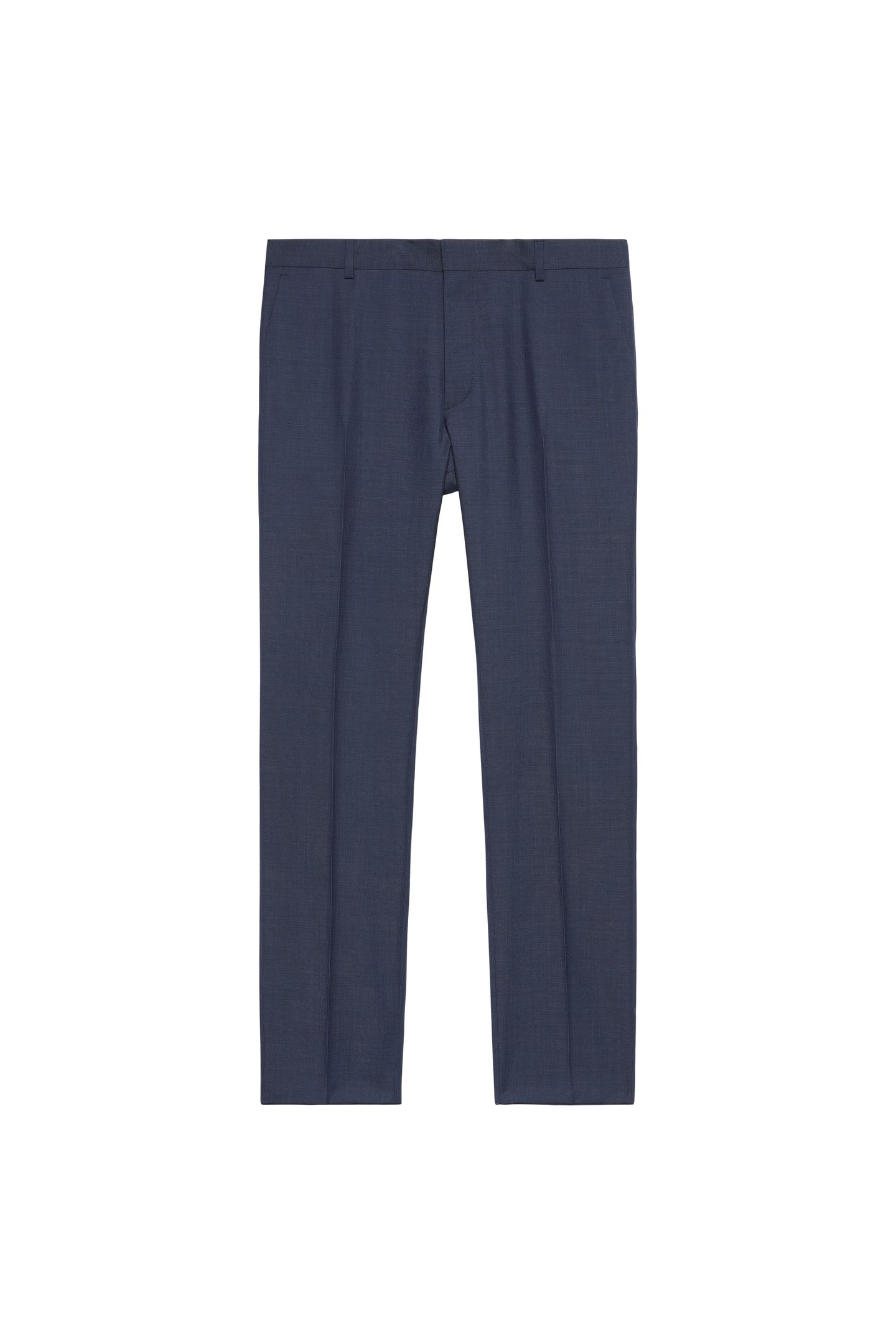 MICRO DOT SLIM TROUSERS SLATE BLUE 4
