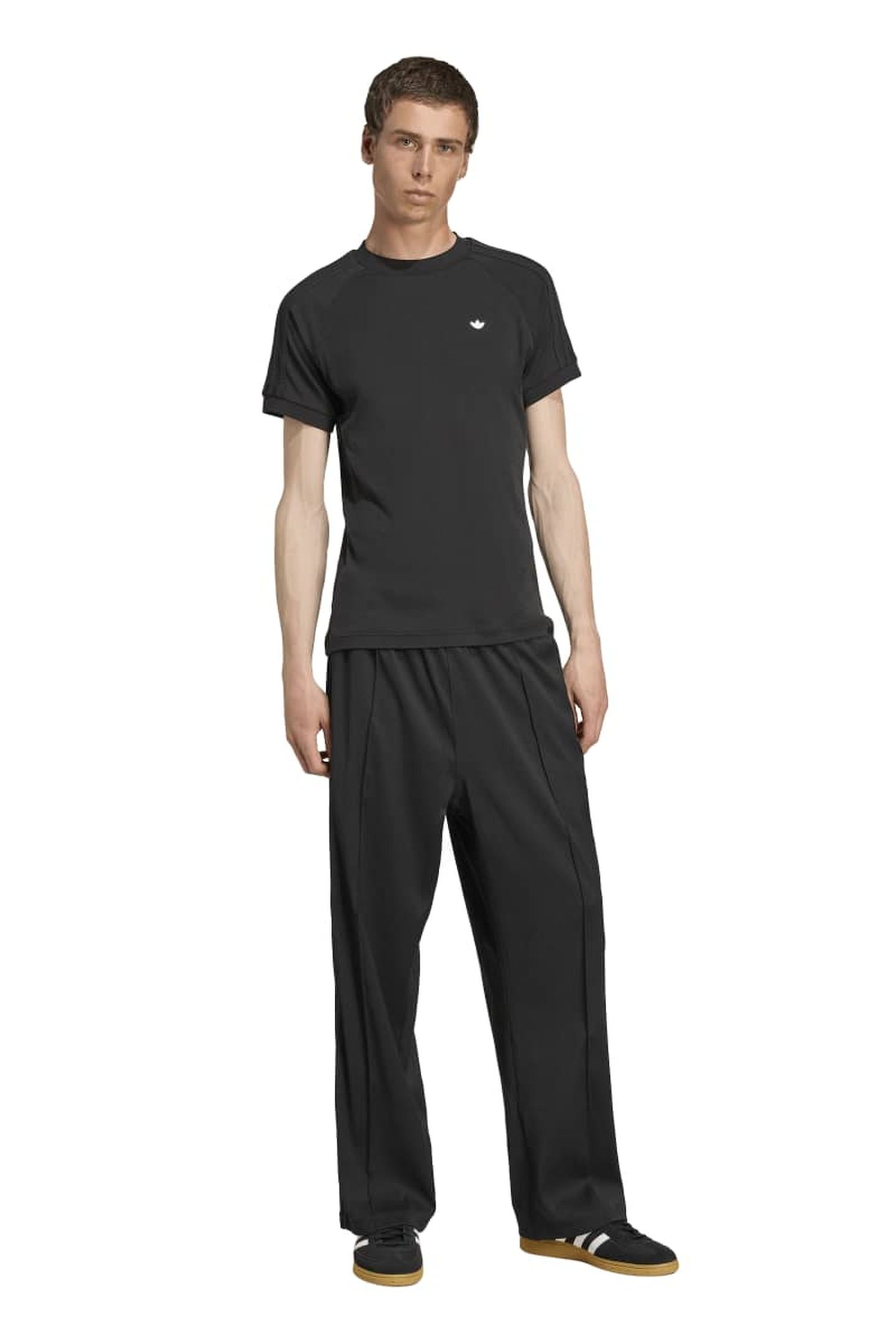 UNISEX BAGGY TRACK PANTS BLACK 1