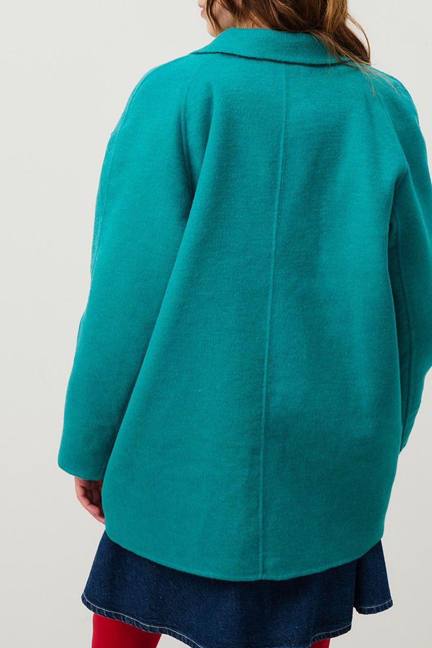 DADOULOVE-C COAT BLEU CANARD CHINE 2