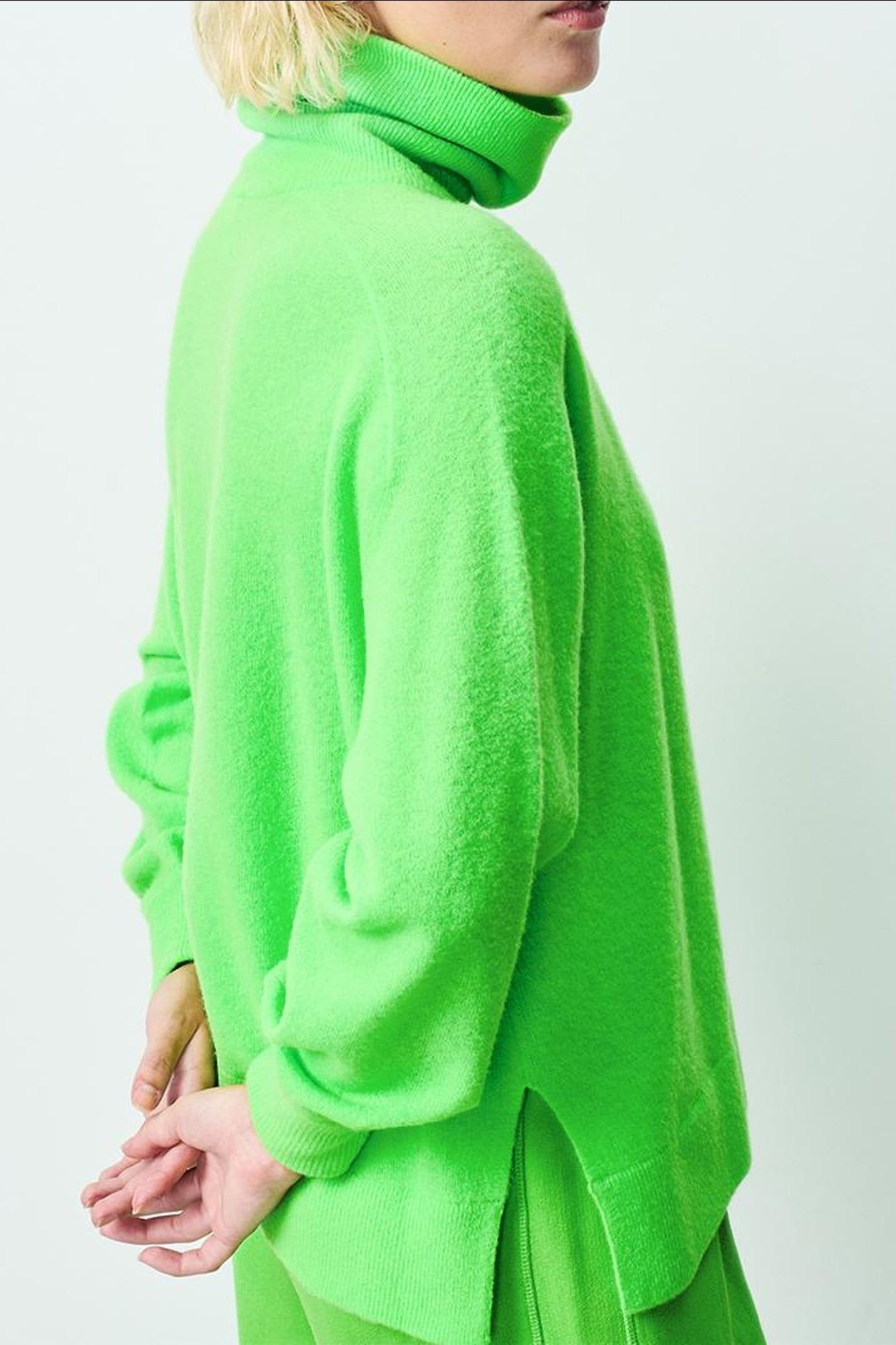 RAXOW KNIT SWEATER VERT FLUO 3