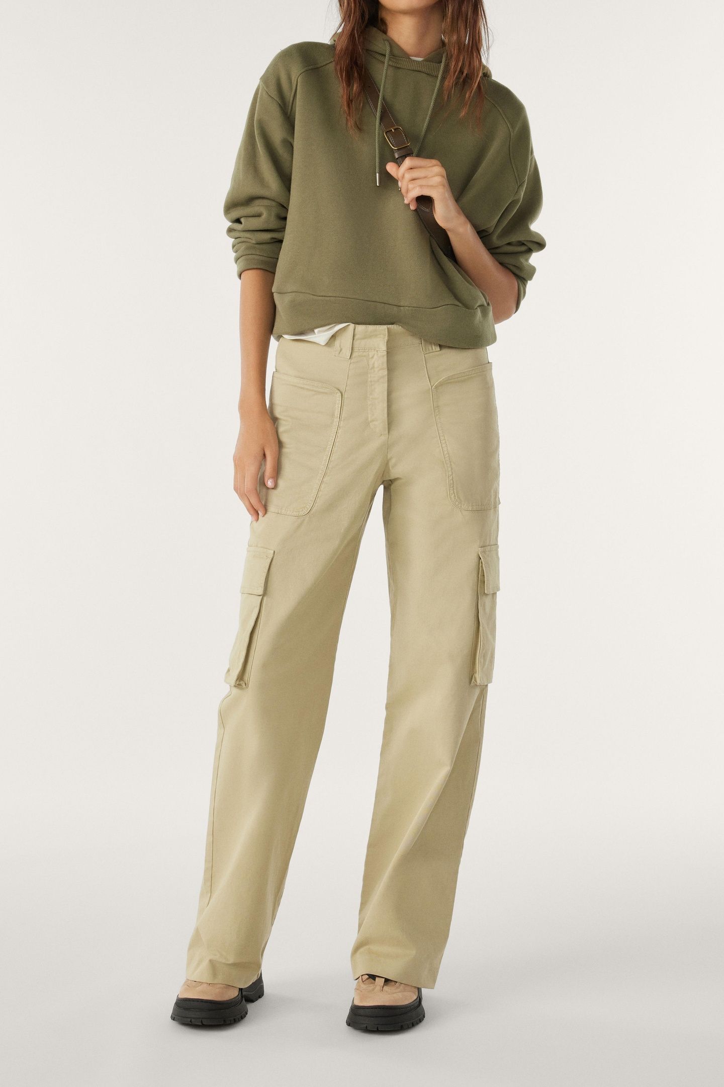 WIDE TROUSERS KAKI 3