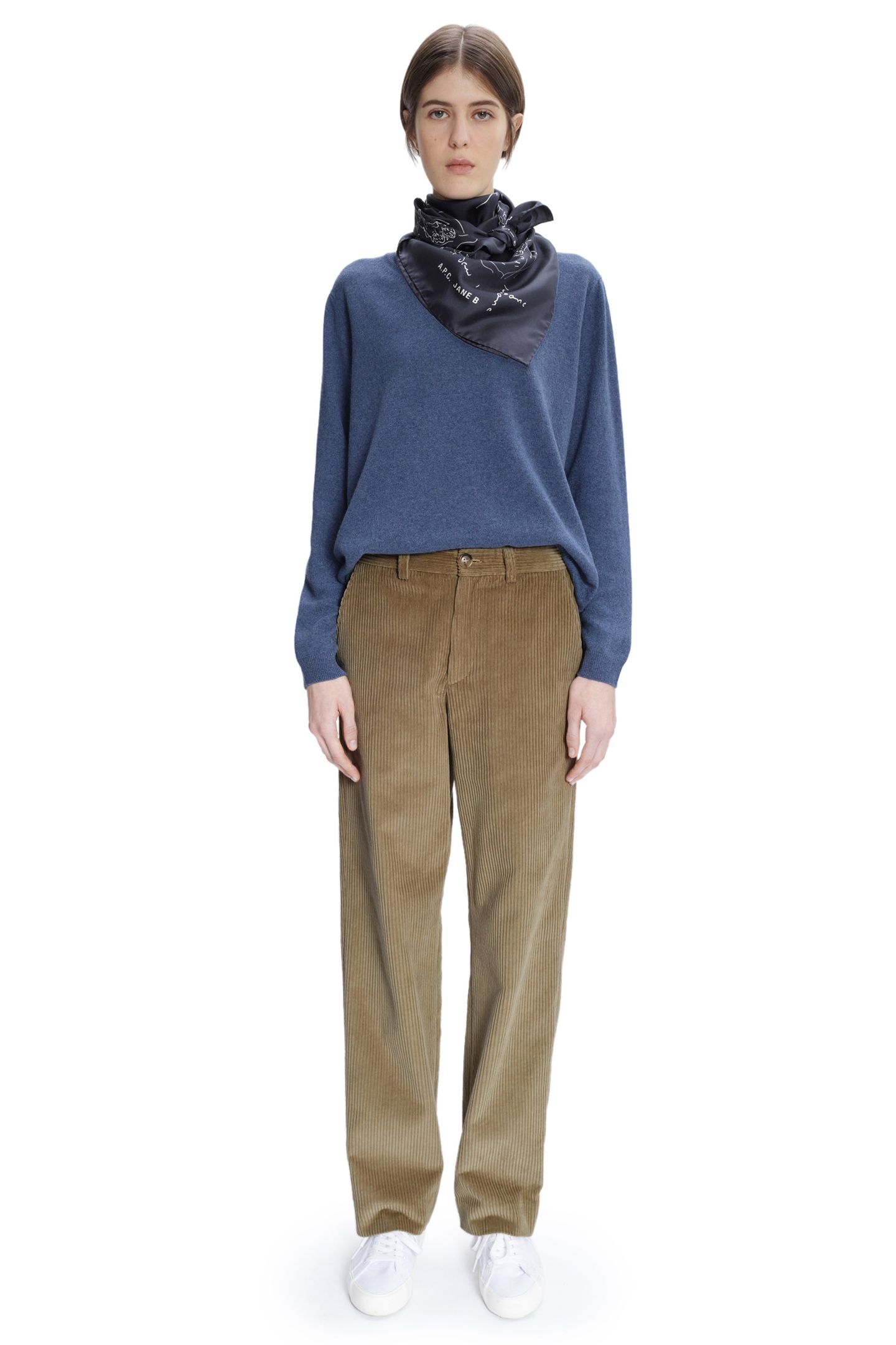 UNISEX SWEATER BARRY HEATHERED STEEL BLUE 1