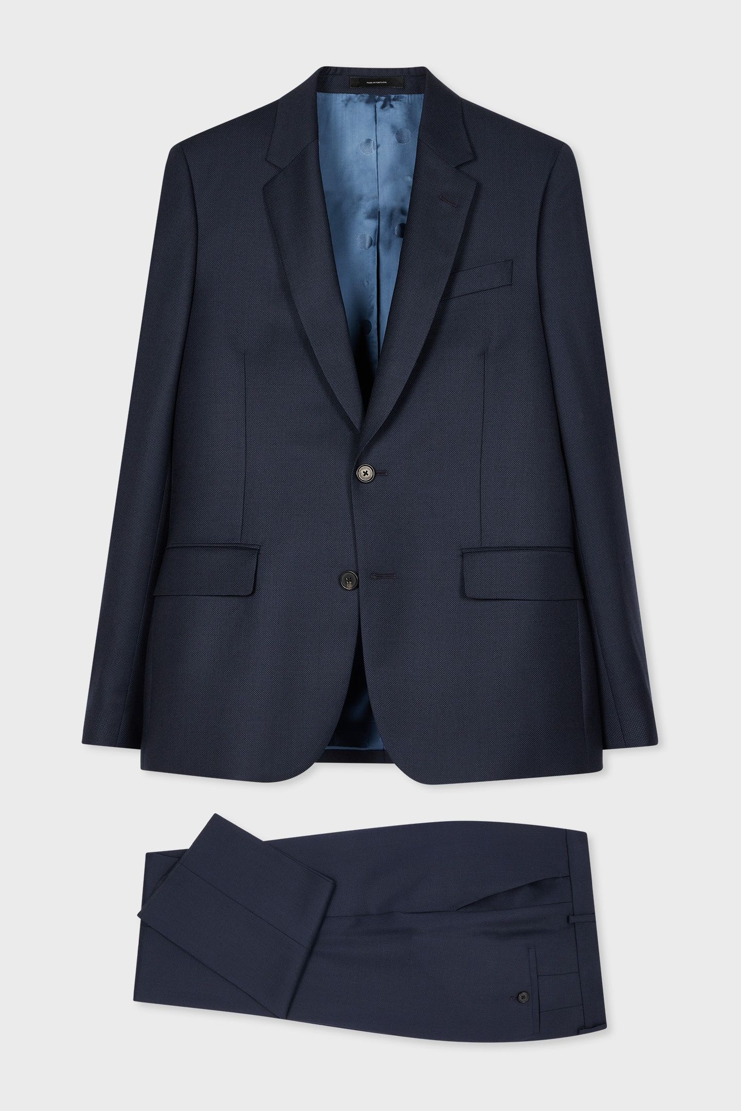 MENS TAILORED FIT 2 BUTTON SUIT VERY DARK NAVY 1